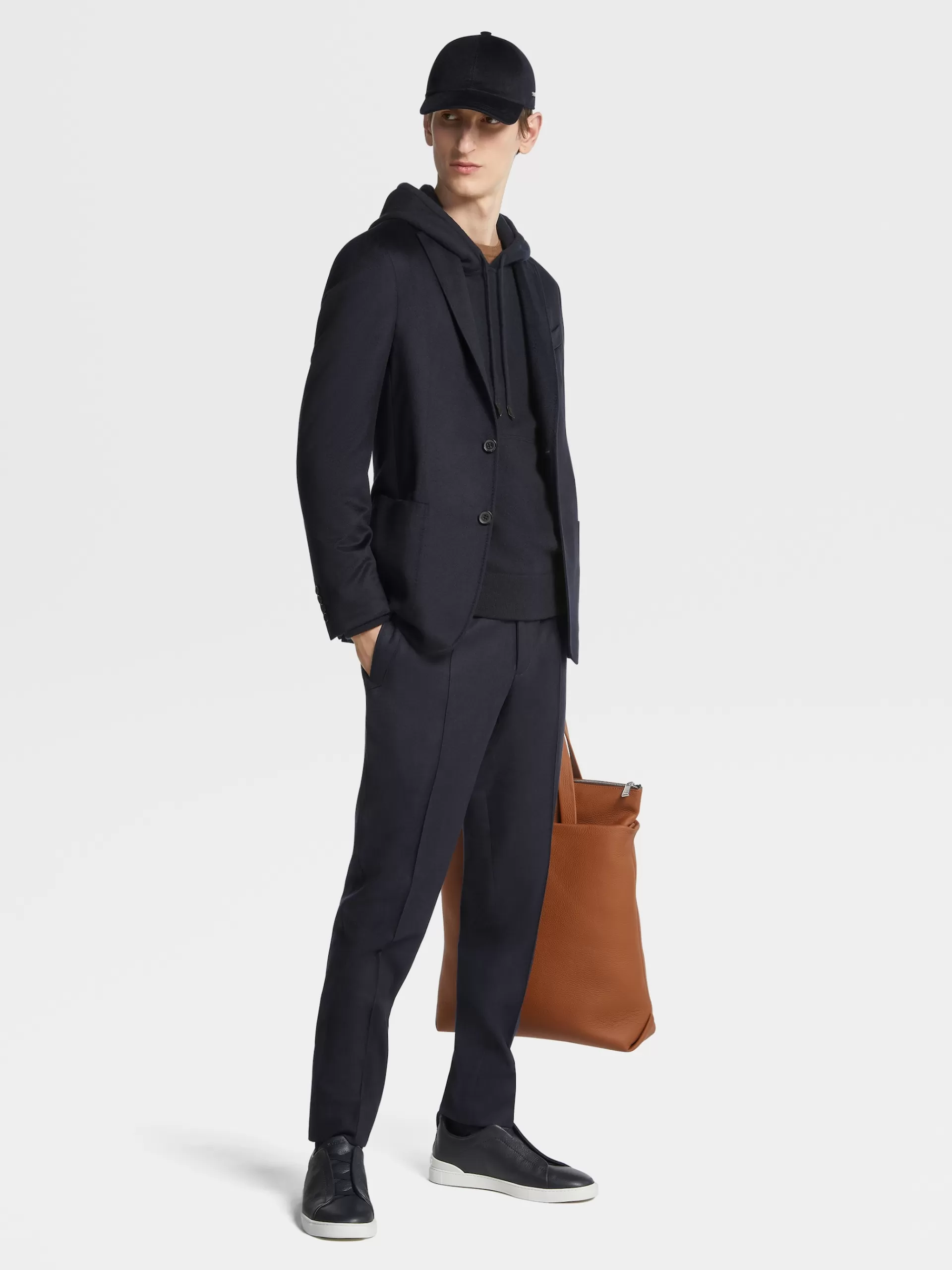 ZEGNA Blazers^Blazer Oasi Cashmere Azul-Marinho