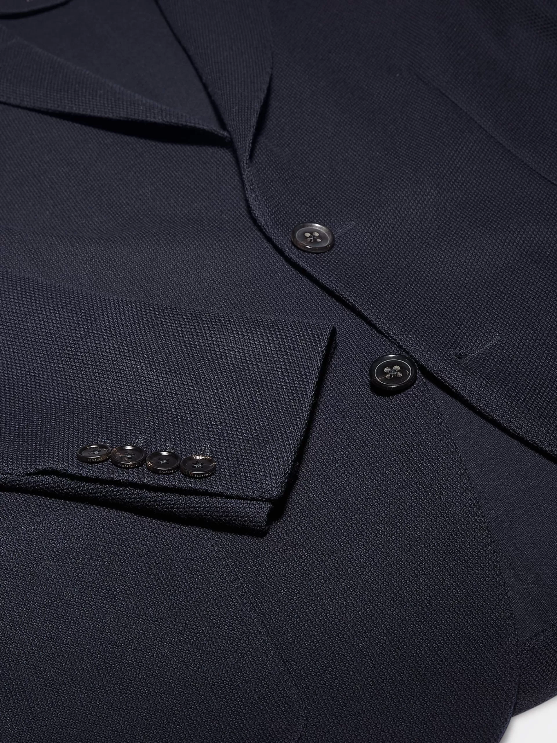 ZEGNA Blazers^Blazer Packaway Em Jersei De La High Performance™ E Algodao Azul-Marinho