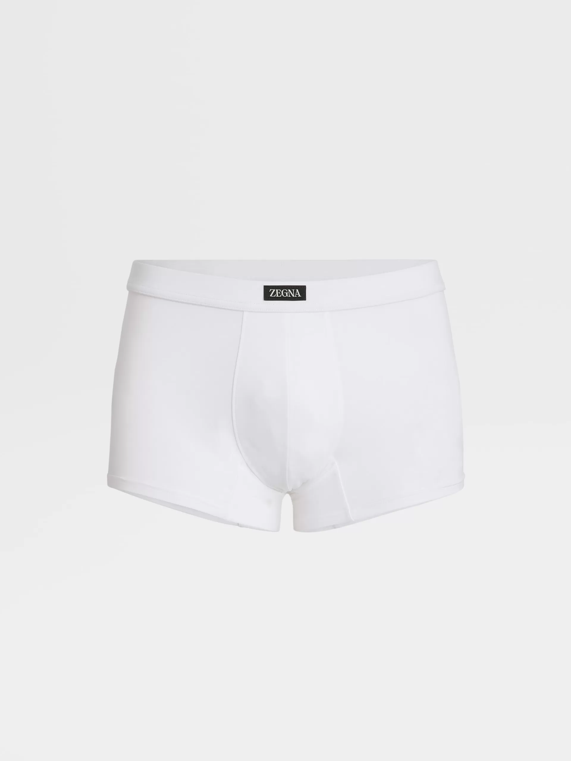 ZEGNA Roupa Interior E Meias^Boxers Em Modal Elastico Branco