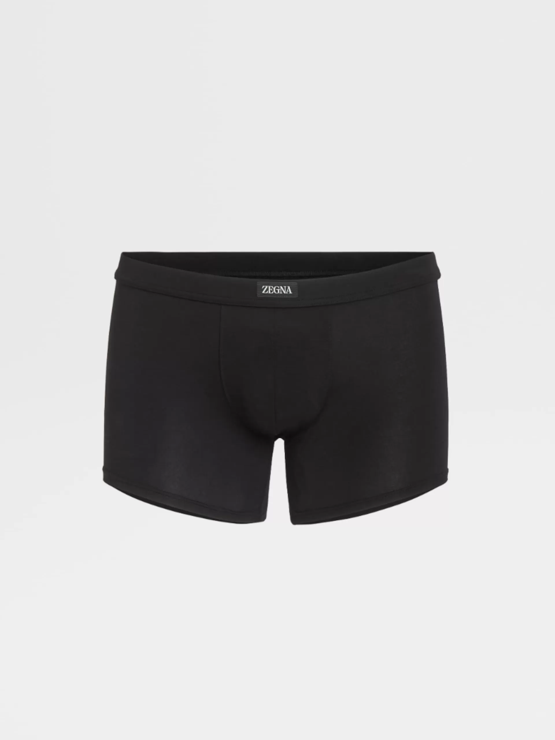 ZEGNA Roupa Interior E Meias^Boxers Em Modal Elastico Preto