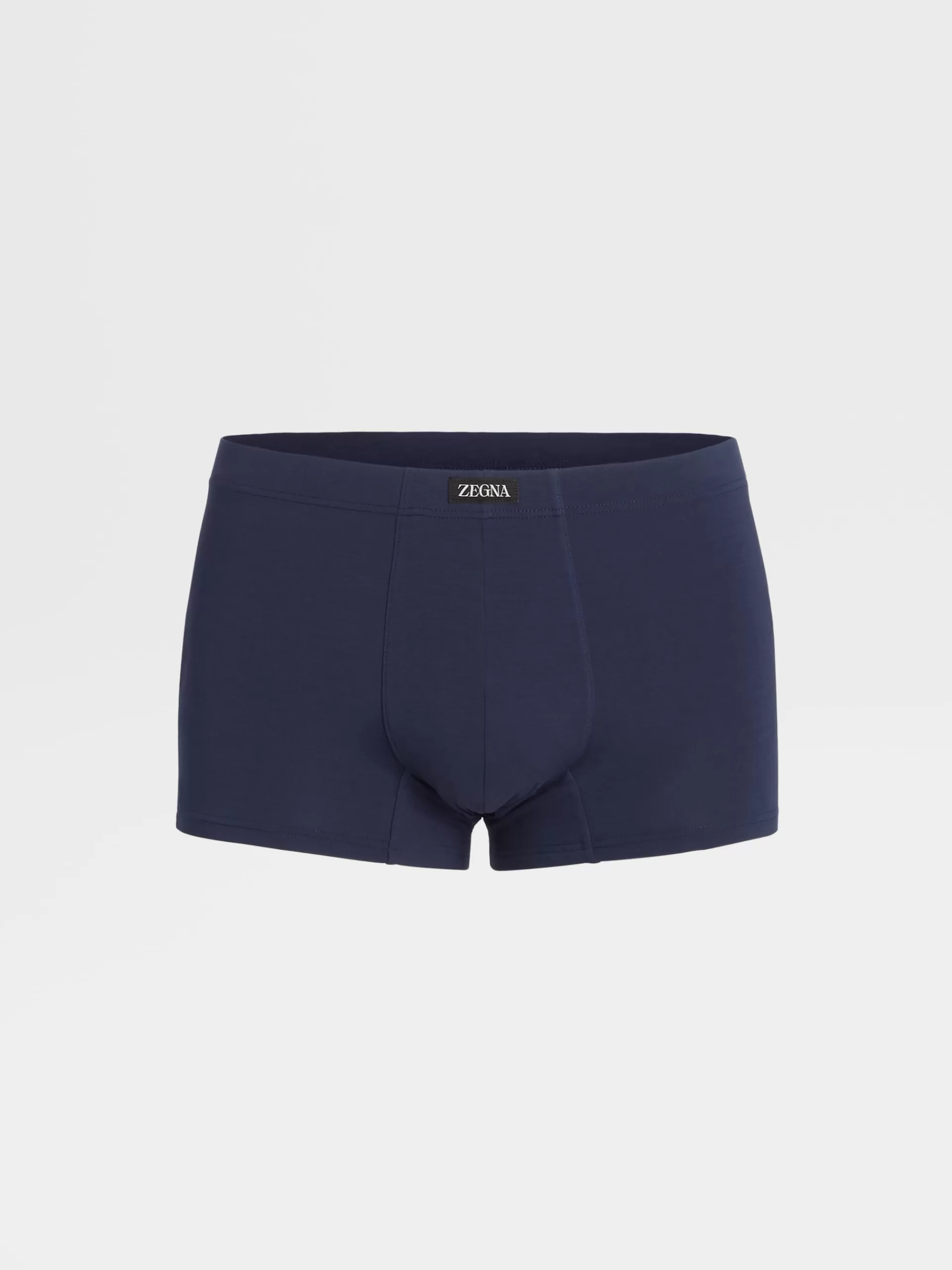 ZEGNA Roupa Interior E Meias^Boxers Em Modal Elastico Azul-Marinho