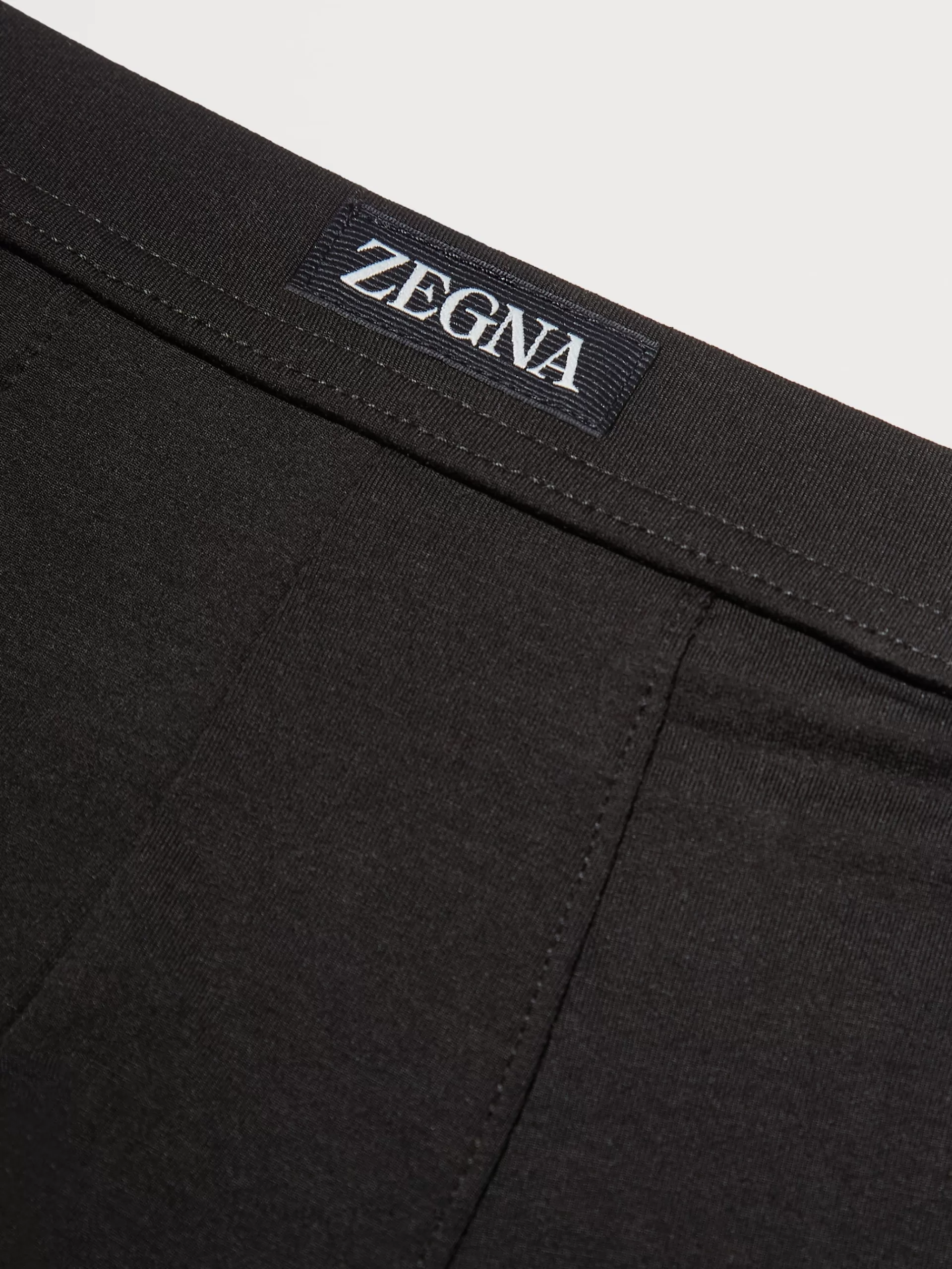 ZEGNA Roupa Interior E Meias^Boxers Em Modal Elastico Preto