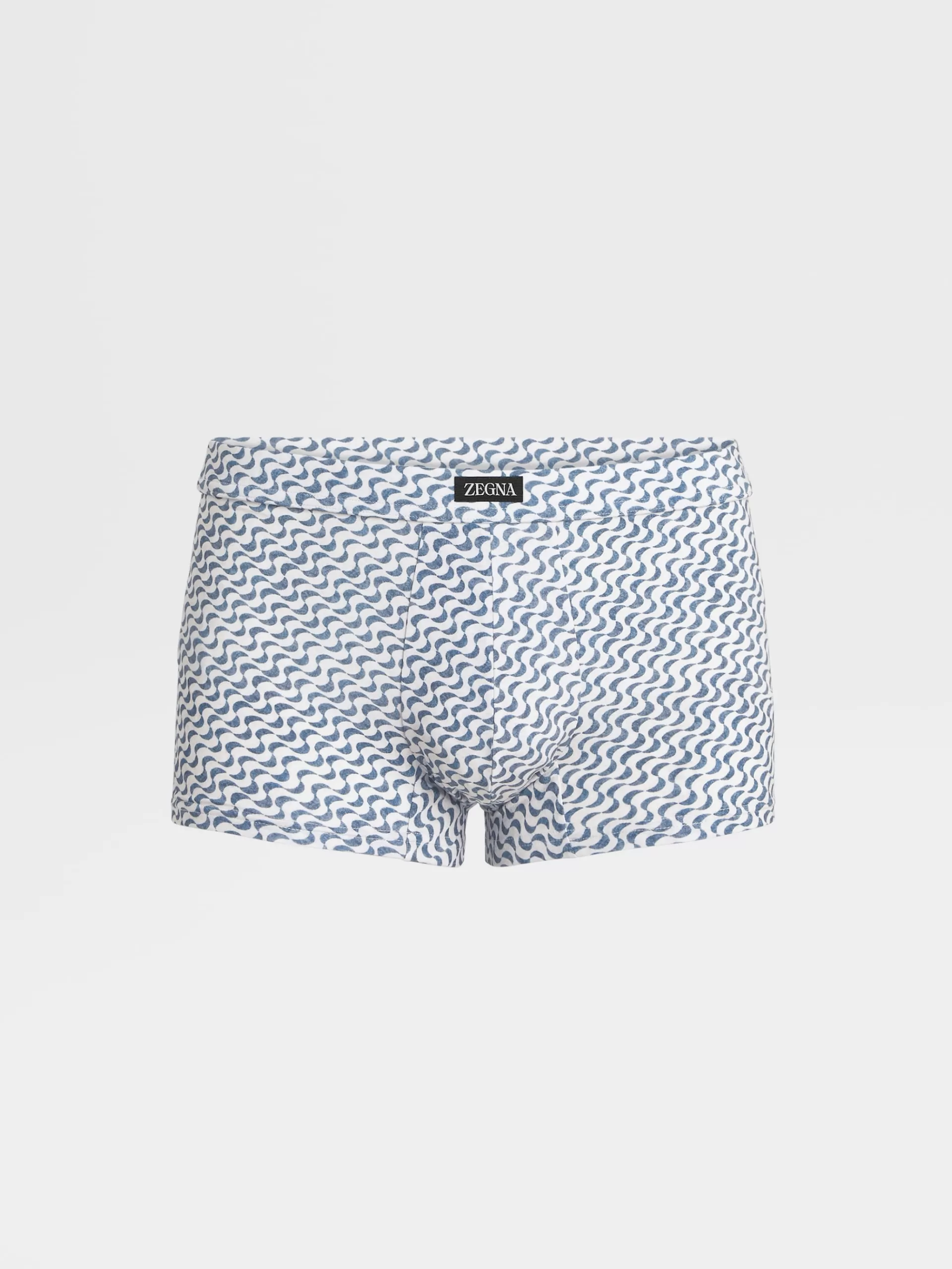 ZEGNA Roupa Interior E Meias^Boxers Em Modal Estampado Elastico S Branco