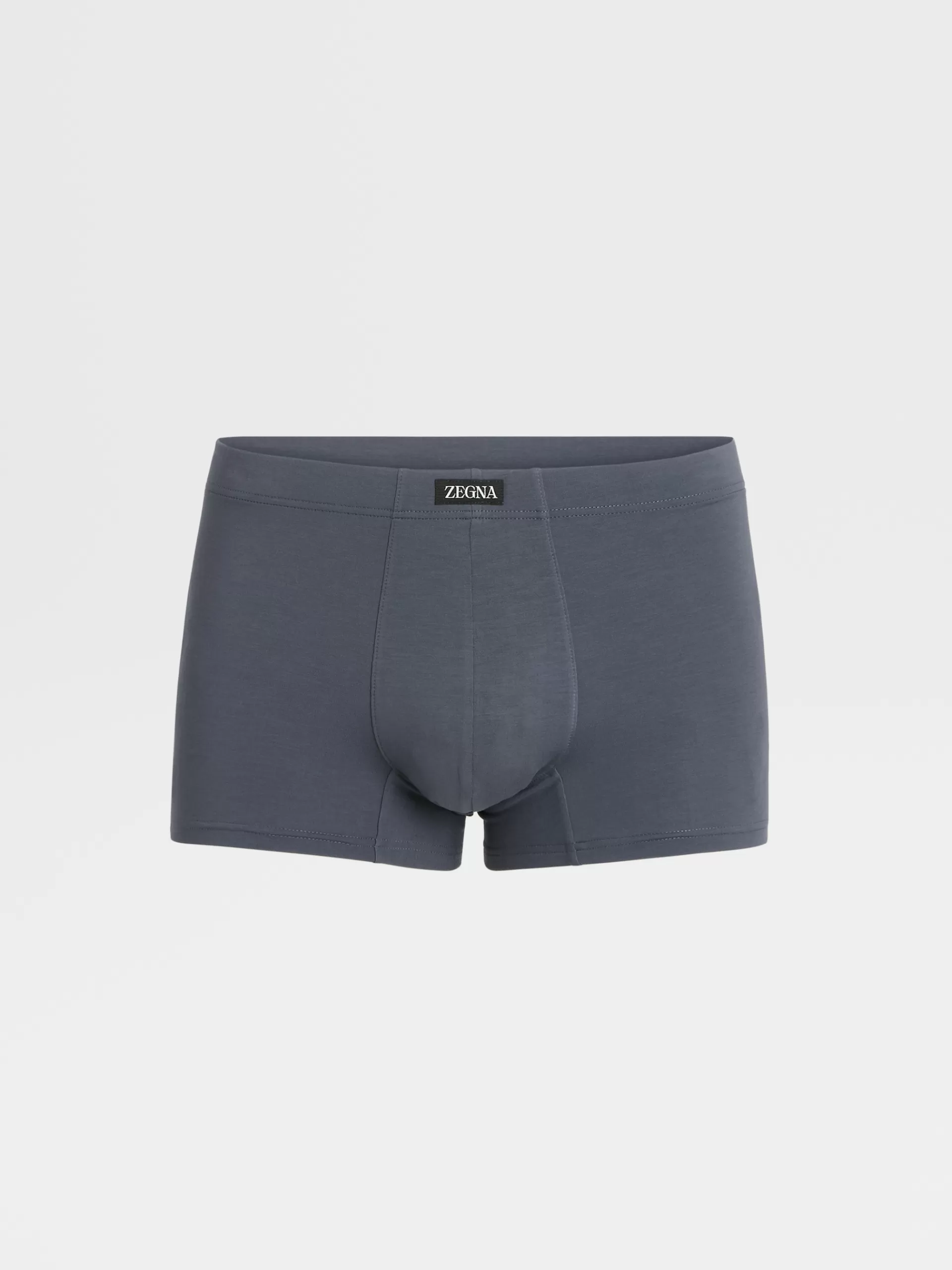 ZEGNA Roupa Interior E Meias^Boxers No Tom Em Modal Elastico. Cinzento-Ardosia