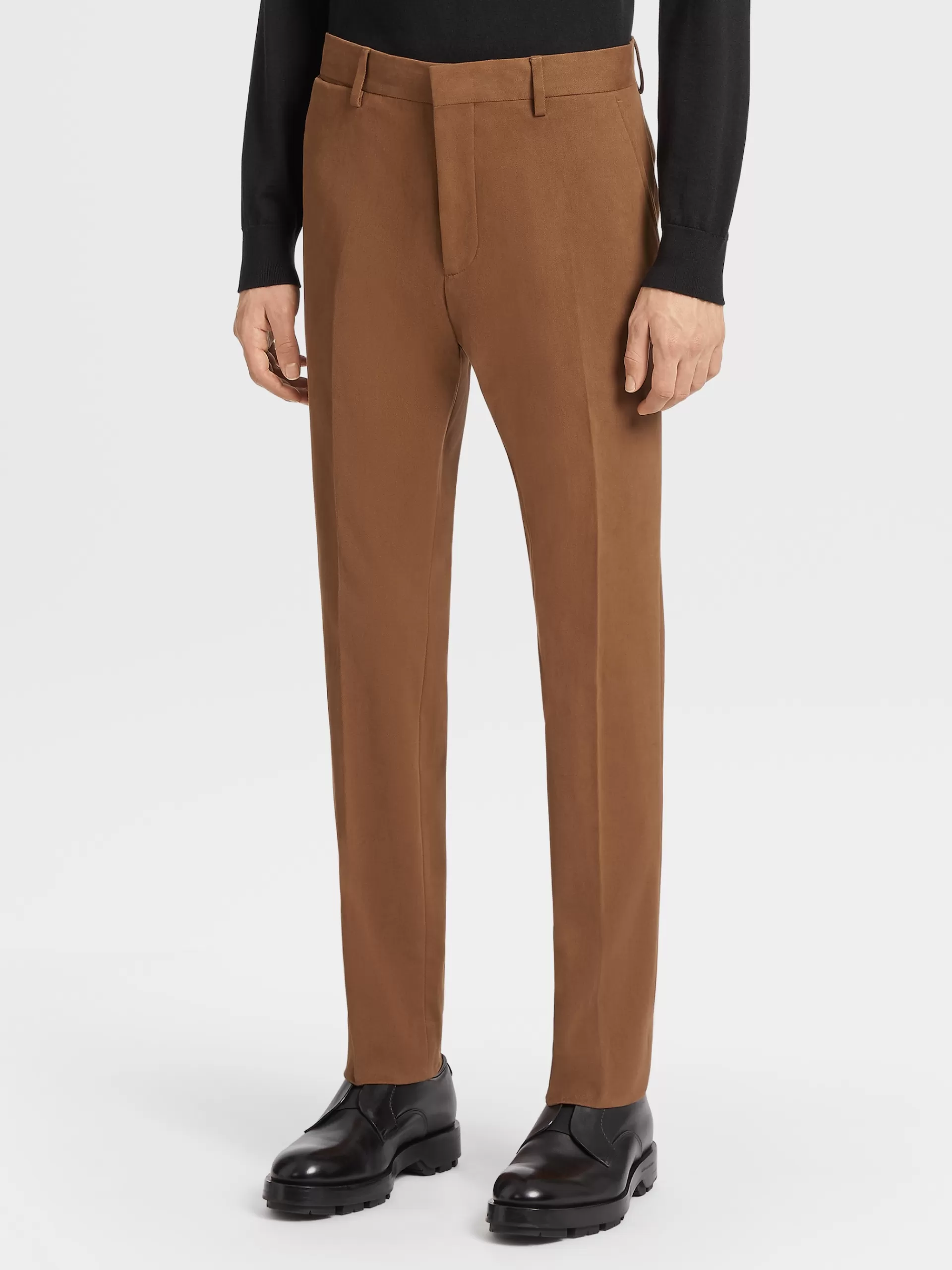 ZEGNA Calças^Calças De Algodao Vicunha