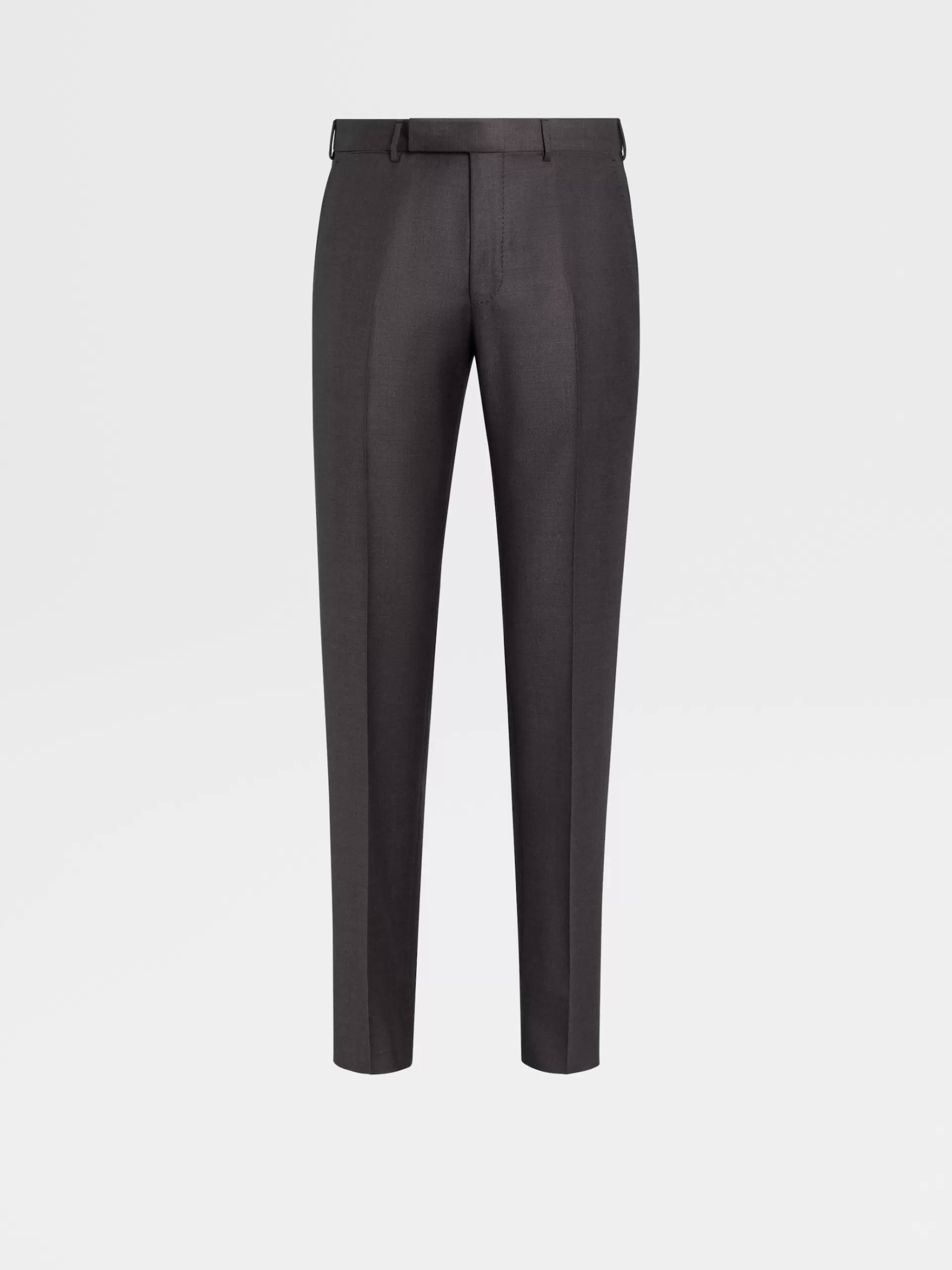 ZEGNA Calças^Calças De La Trofeo™ Cinza-Escuras Cinzento-Escuro