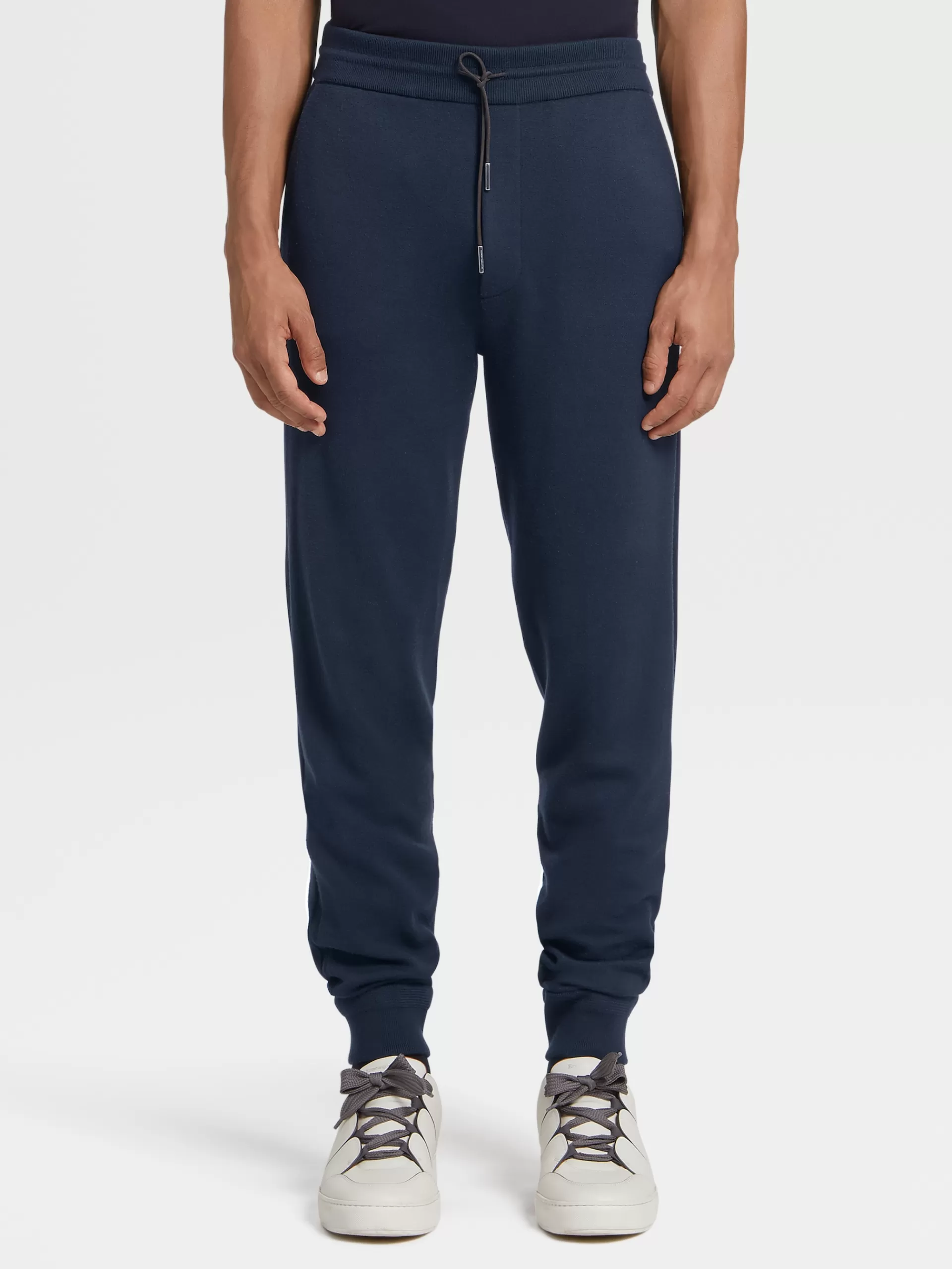 ZEGNA Roupa Desportiva^Calças Jogger Em La 12Milmil12 Azul