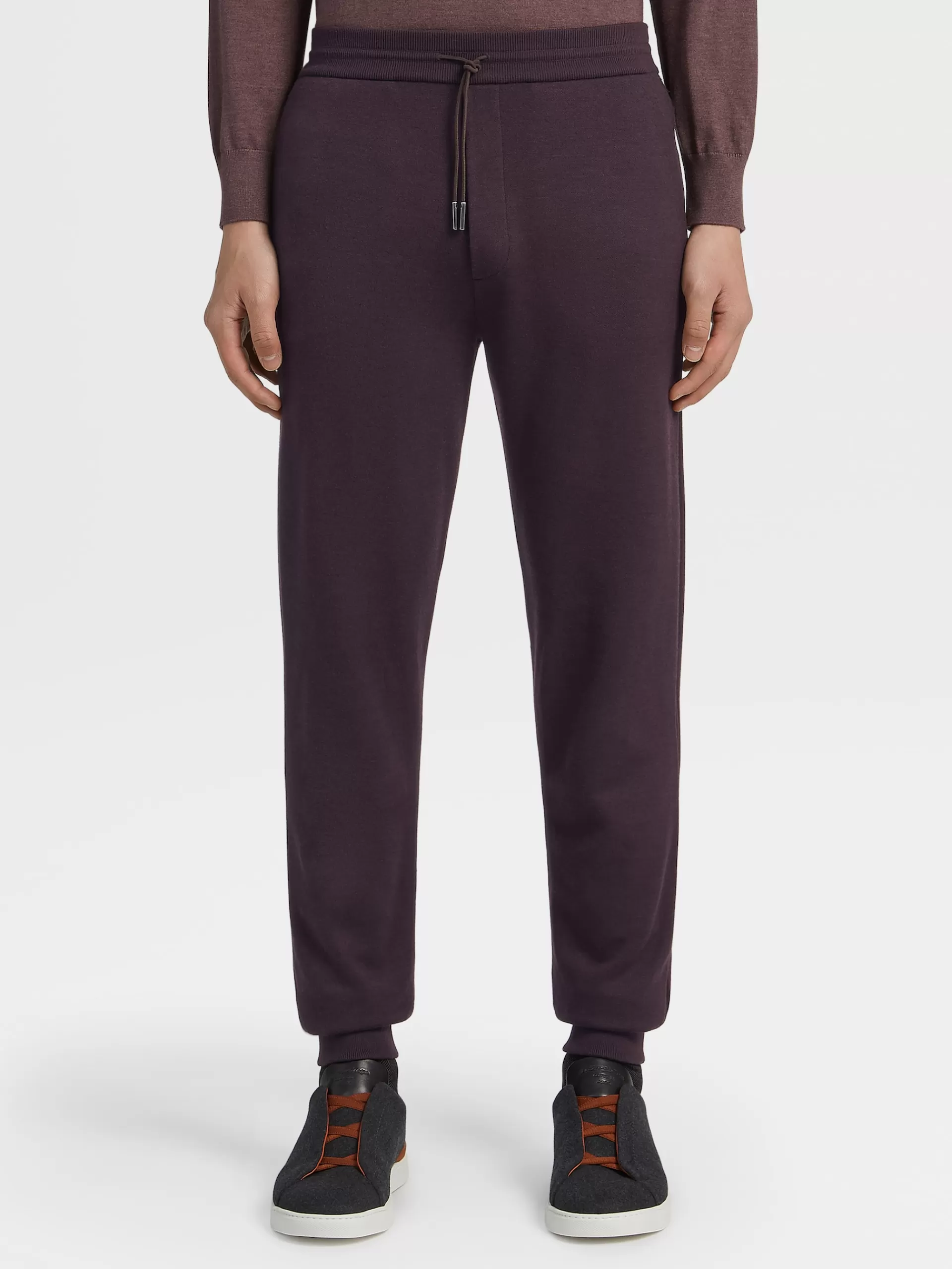 ZEGNA Calças Jogger^Calças Jogger Em La 12Milmil12 Bordo