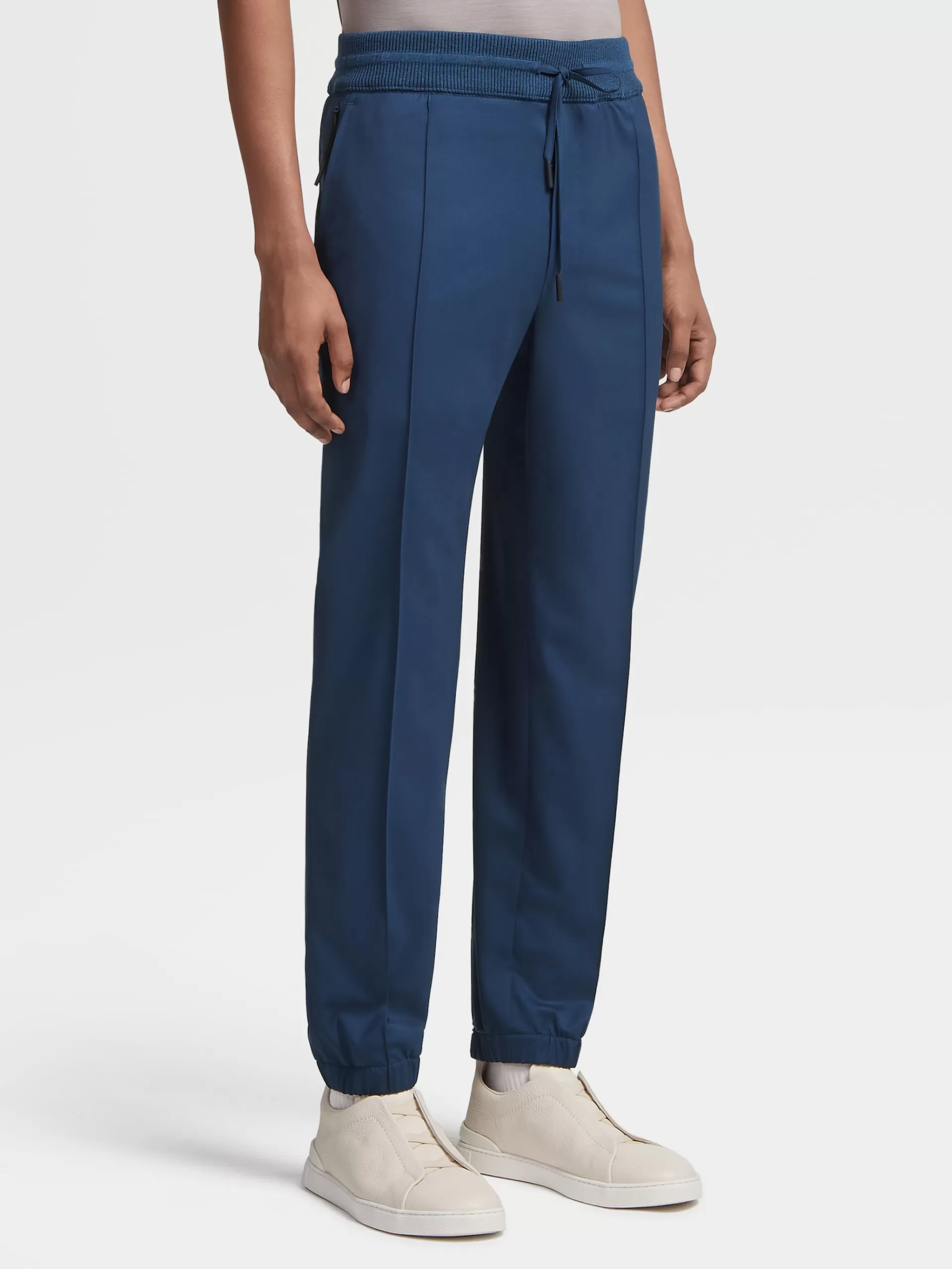 ZEGNA Calças Jogger^Calças Jogger Em La High Performance™ Azul-Petroleo