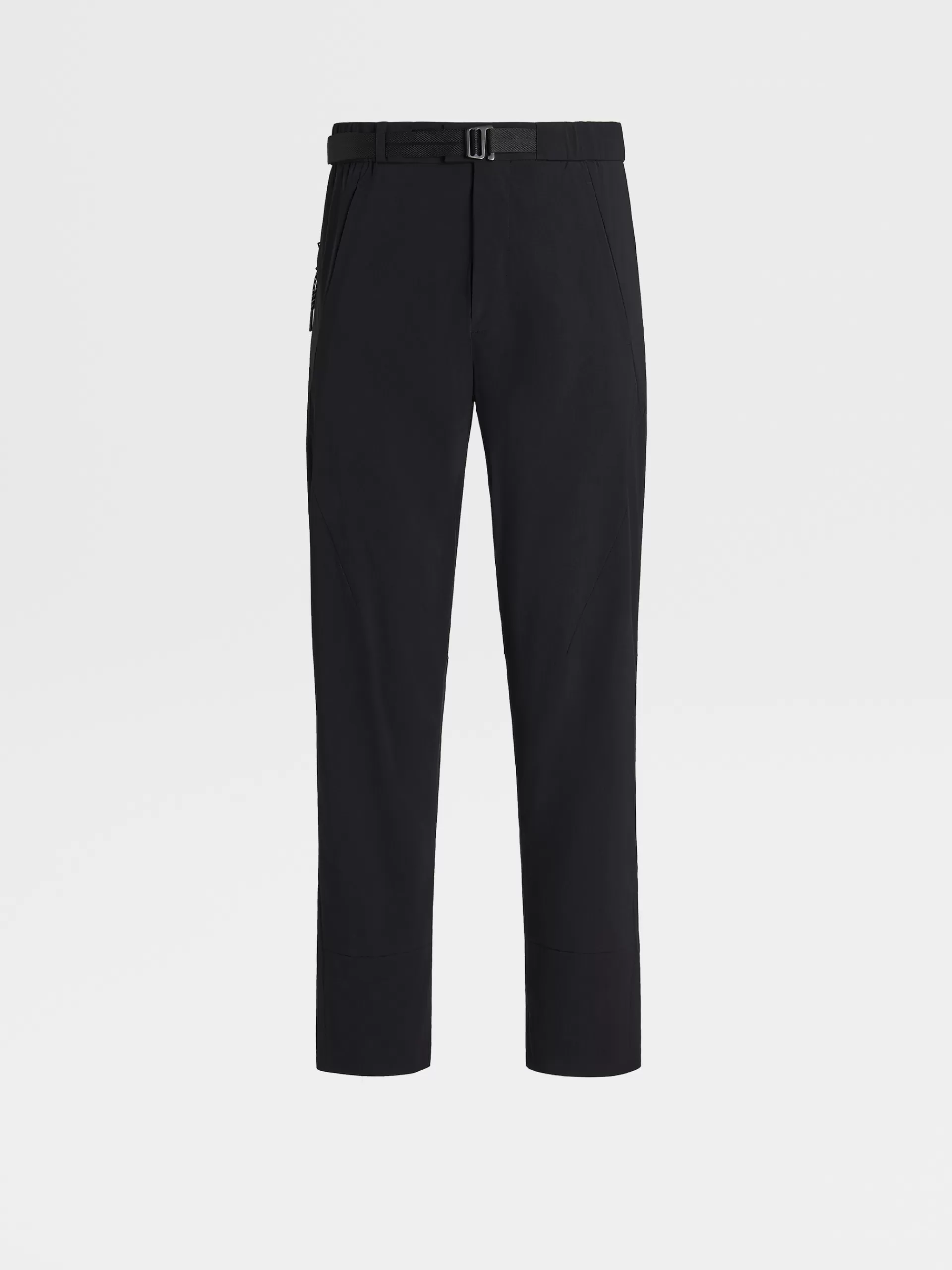 ZEGNA Calças^Calças Pretas Em Nylon Elastico Preto