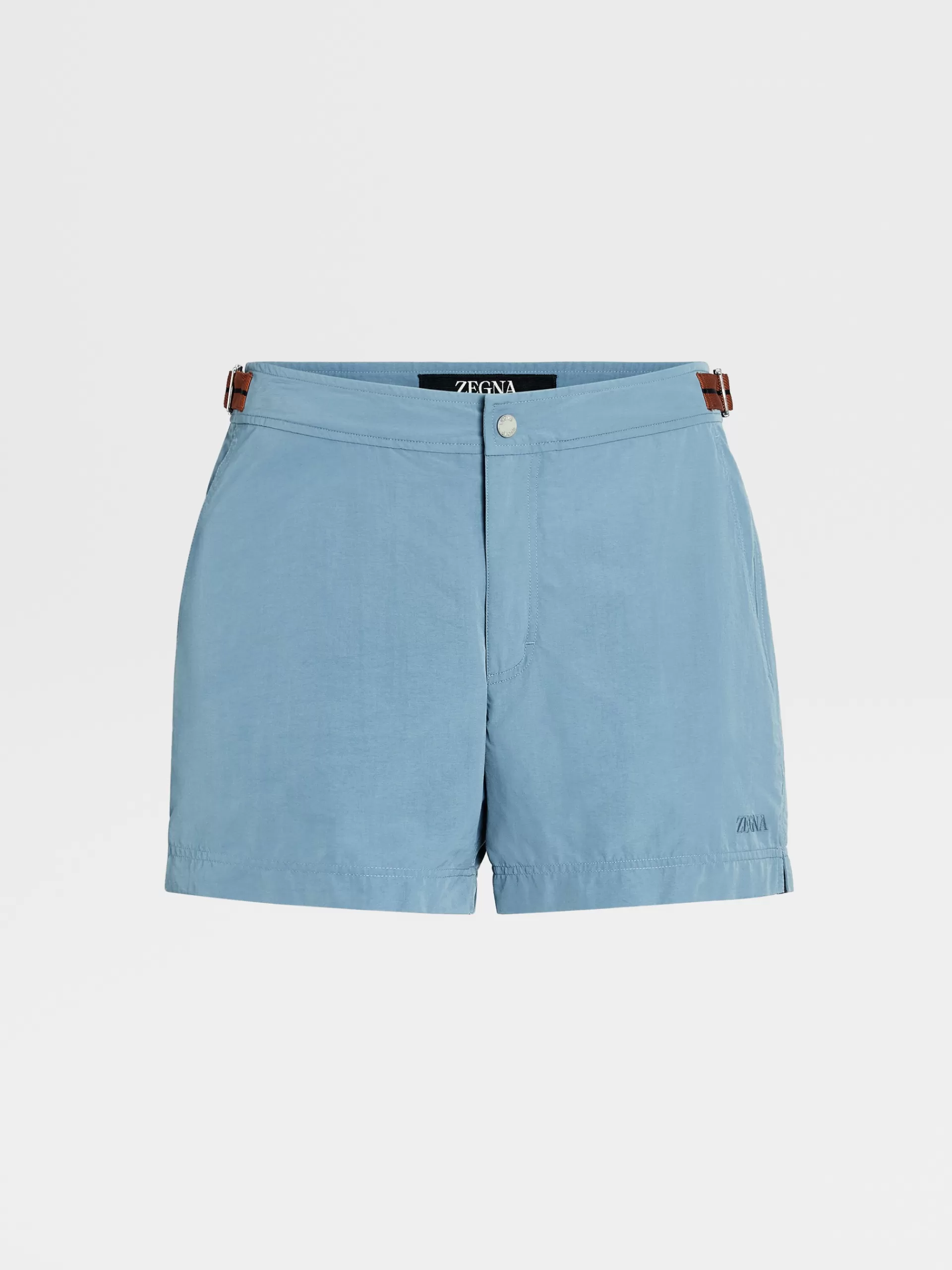 ZEGNA Moda Praia^Calcoes De Banho 232 Road Brand Mark Azul