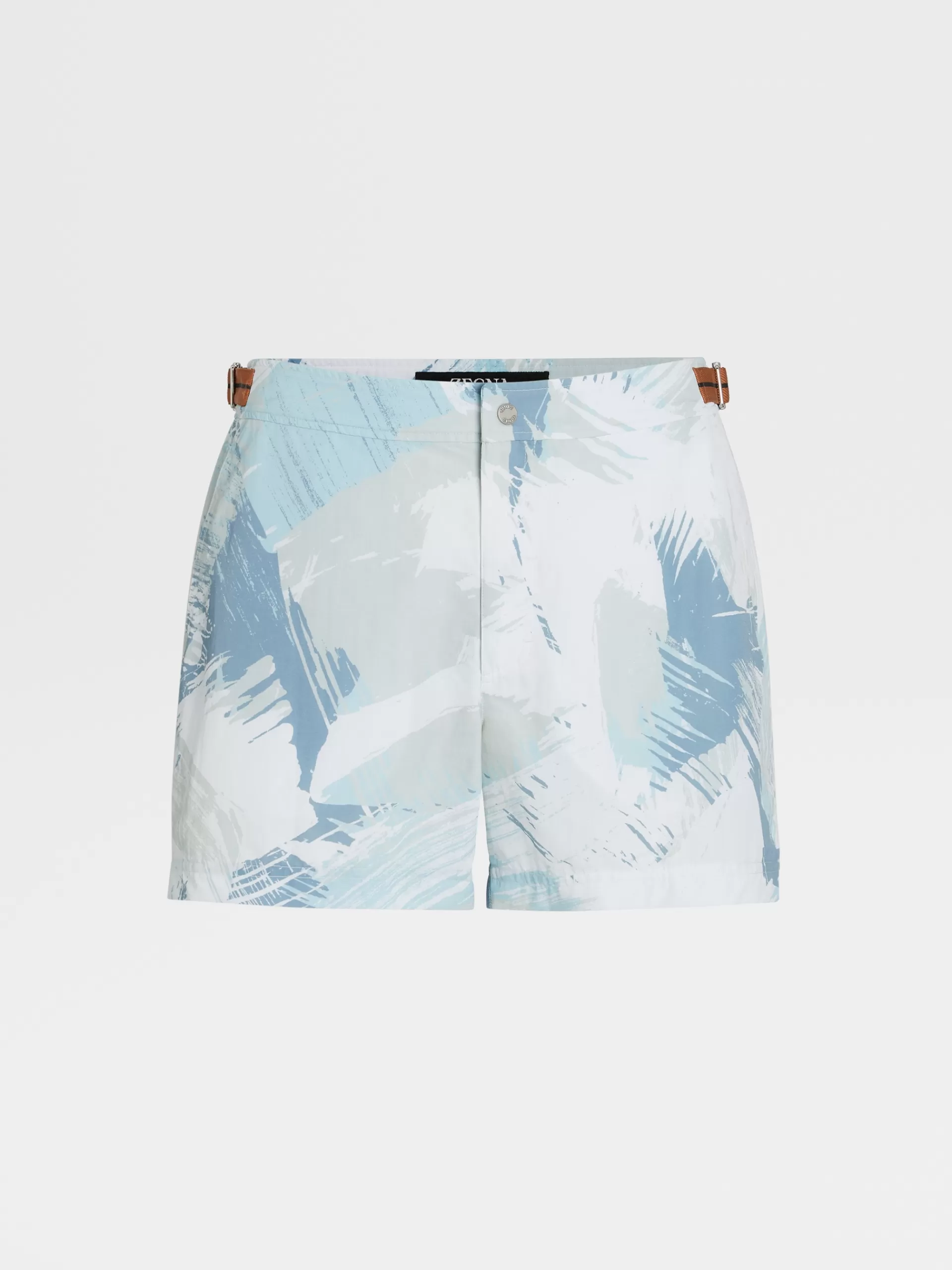 ZEGNA Moda Praia^Calcoes De Banho 232 Road Brand Mark Azul