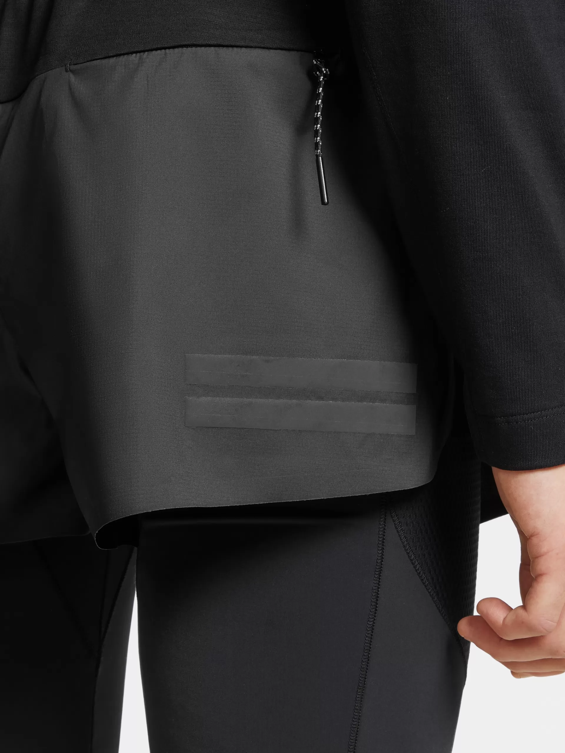ZEGNA Roupa Desportiva^Calcoes De Corrida S Em Tecido Tecnico #Usetheexisting™ Preto