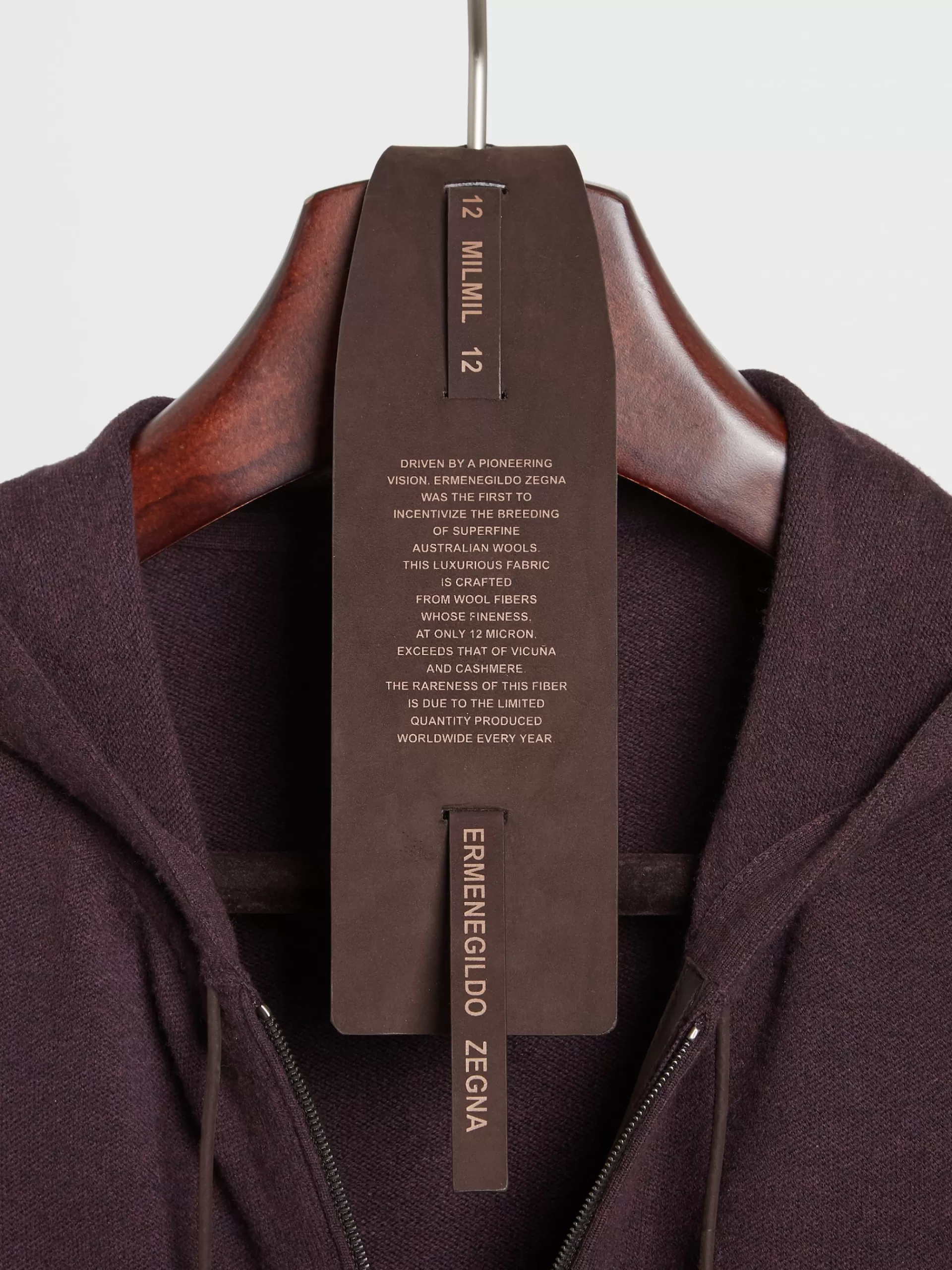 ZEGNA Malhas^Camisola De Gola Redonda Em Malha De La 12Milmil12 Azul-Clara Azul-Claro