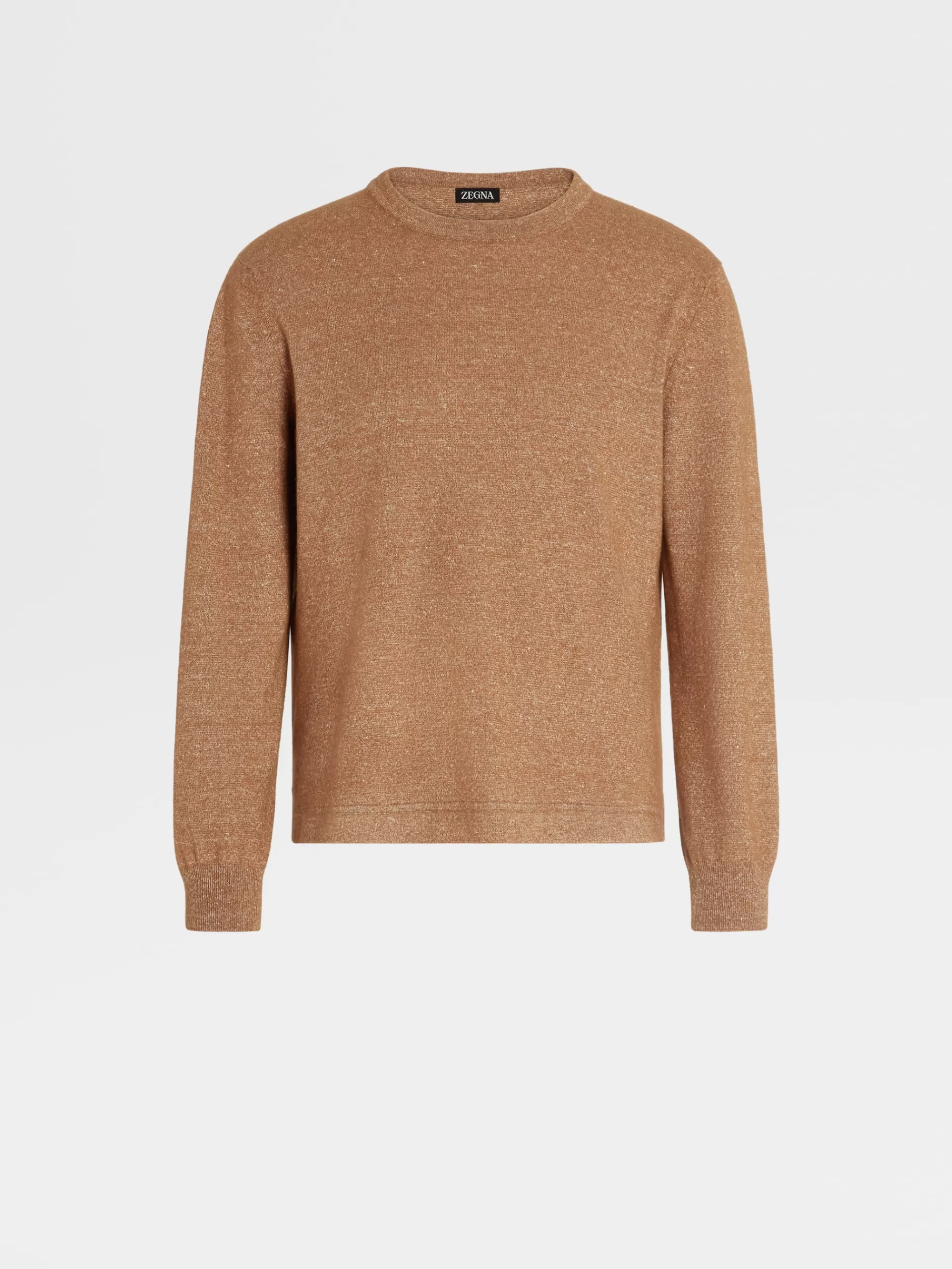 ZEGNA Malhas^Camisola De Malha De Gola Redonda Cor Oasi Cashmere Vicunha