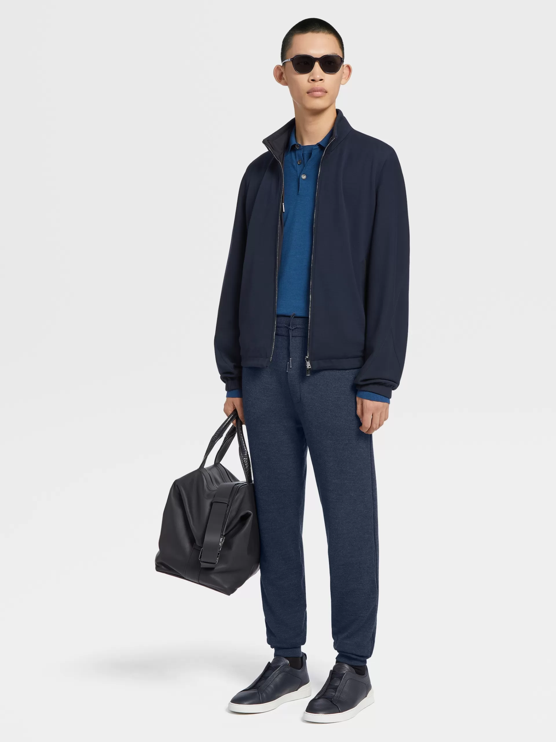 ZEGNA Blusoes E Casacos^Casaco Reversivel Em La 12Milmil12 Azul-Marinho