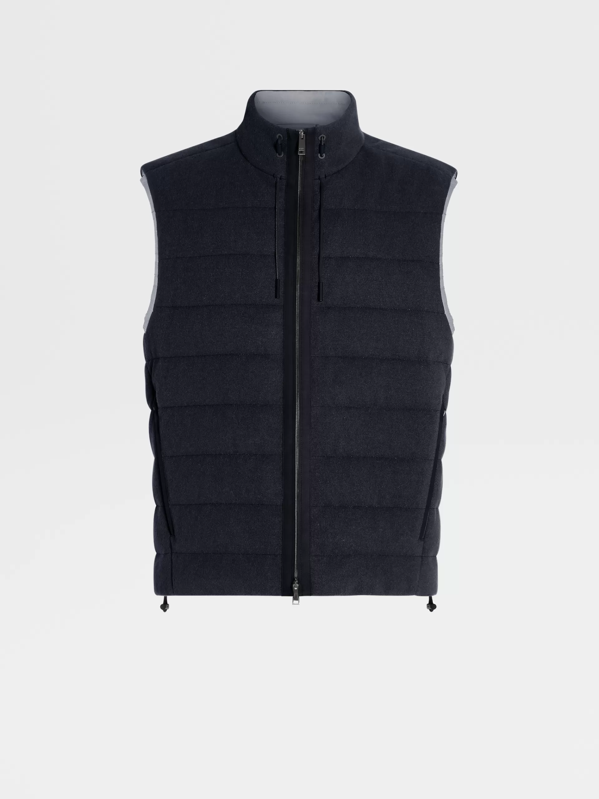 ZEGNA Blusoes E Casacos^Colete De Penas Oasi Cashmere Azul-Marinho