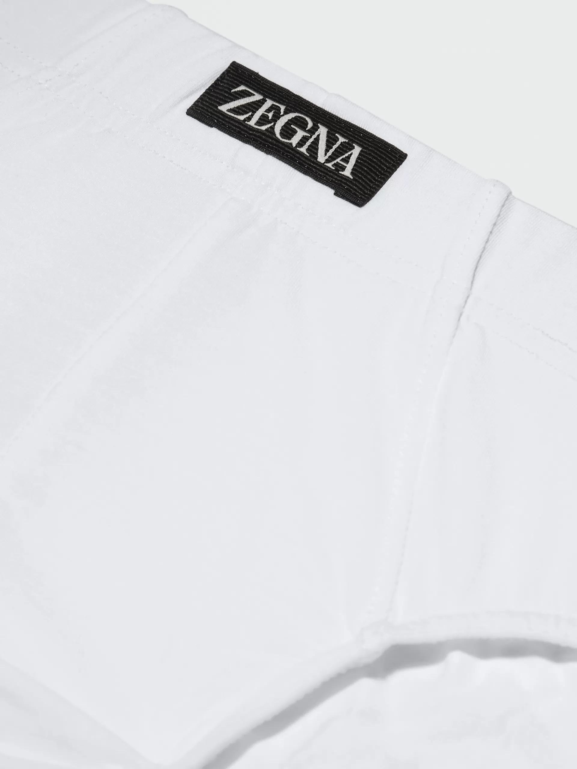 ZEGNA Roupa Interior E Meias^Cuecas Em Modal Elastico Branco