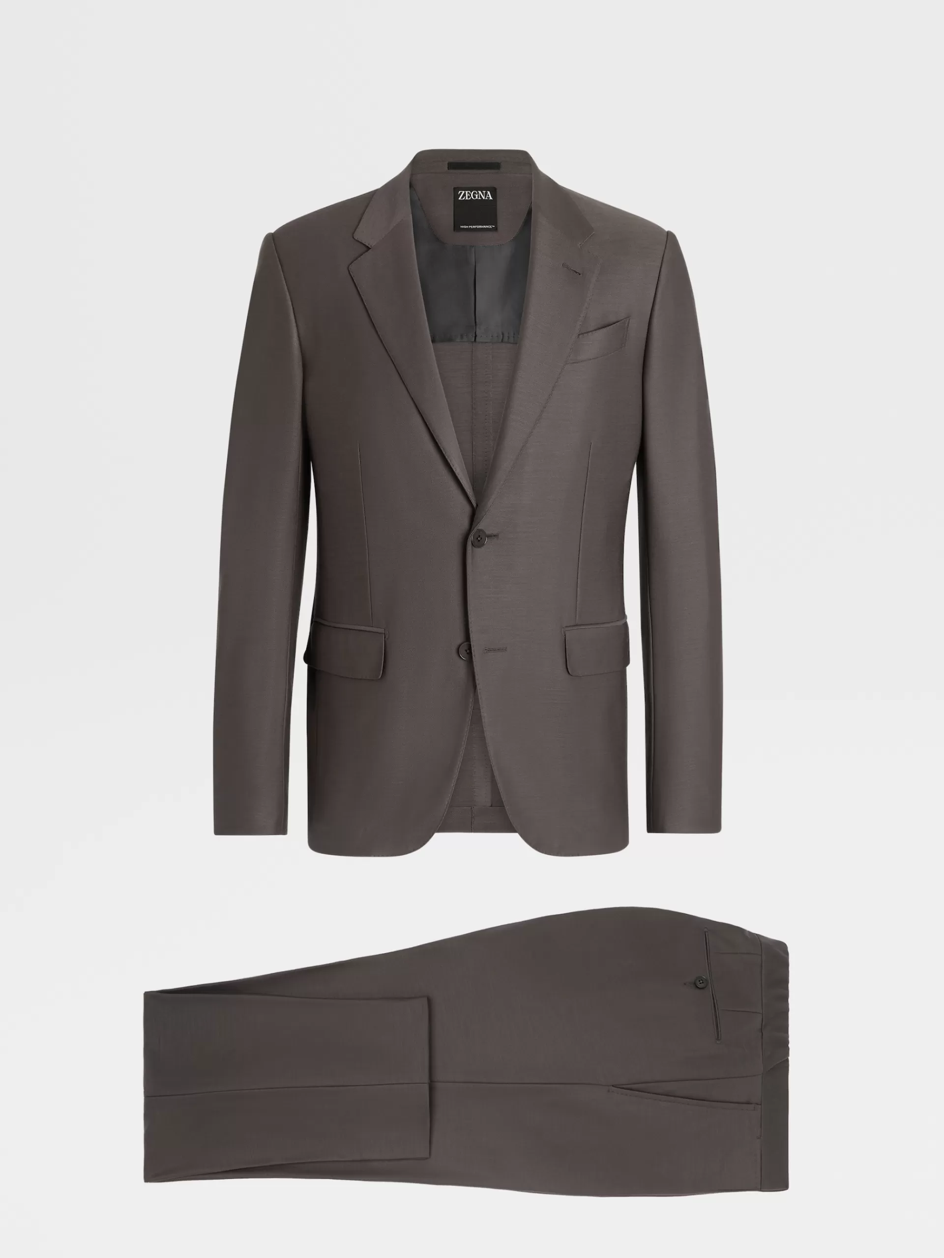 ZEGNA Fatos^Fato Em La High Performance™ Jersey Castanho