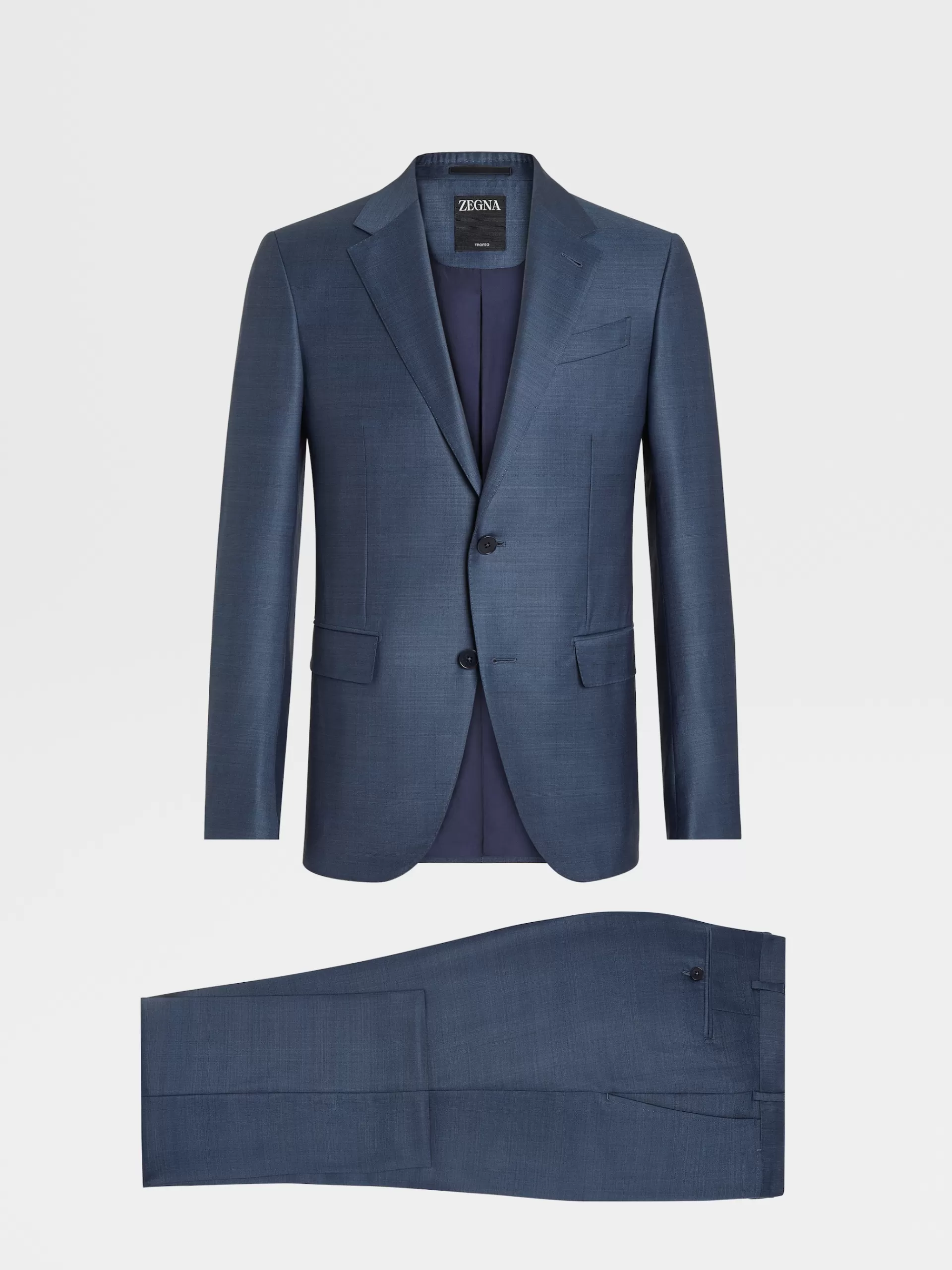 ZEGNA Fatos^Fato Em La Trofeo™ Principe De Gales Azul