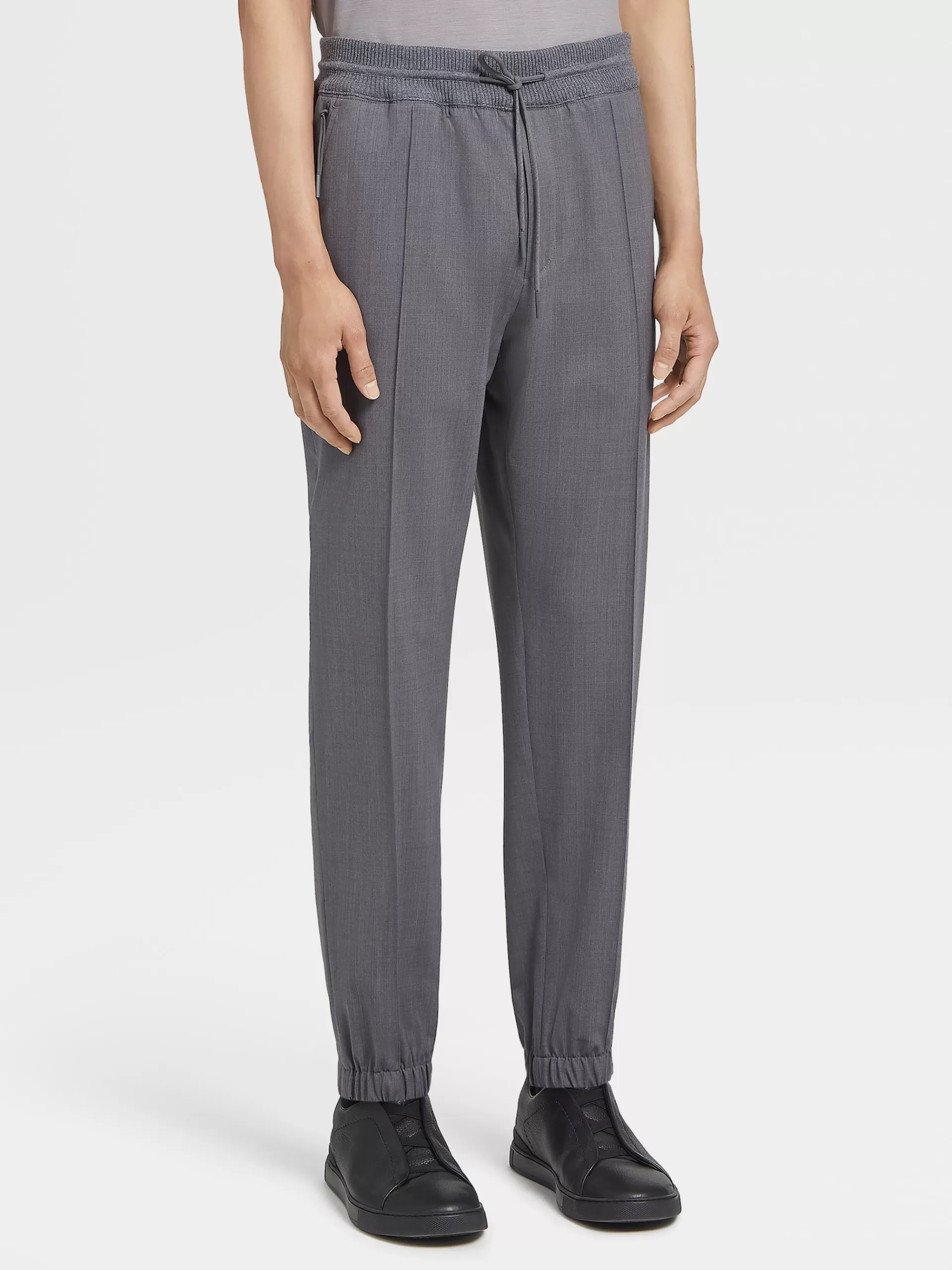 ZEGNA Calças Jogger^Joggers De La High Performance™ Cinza-Mesclado Cinzento-Mesclado