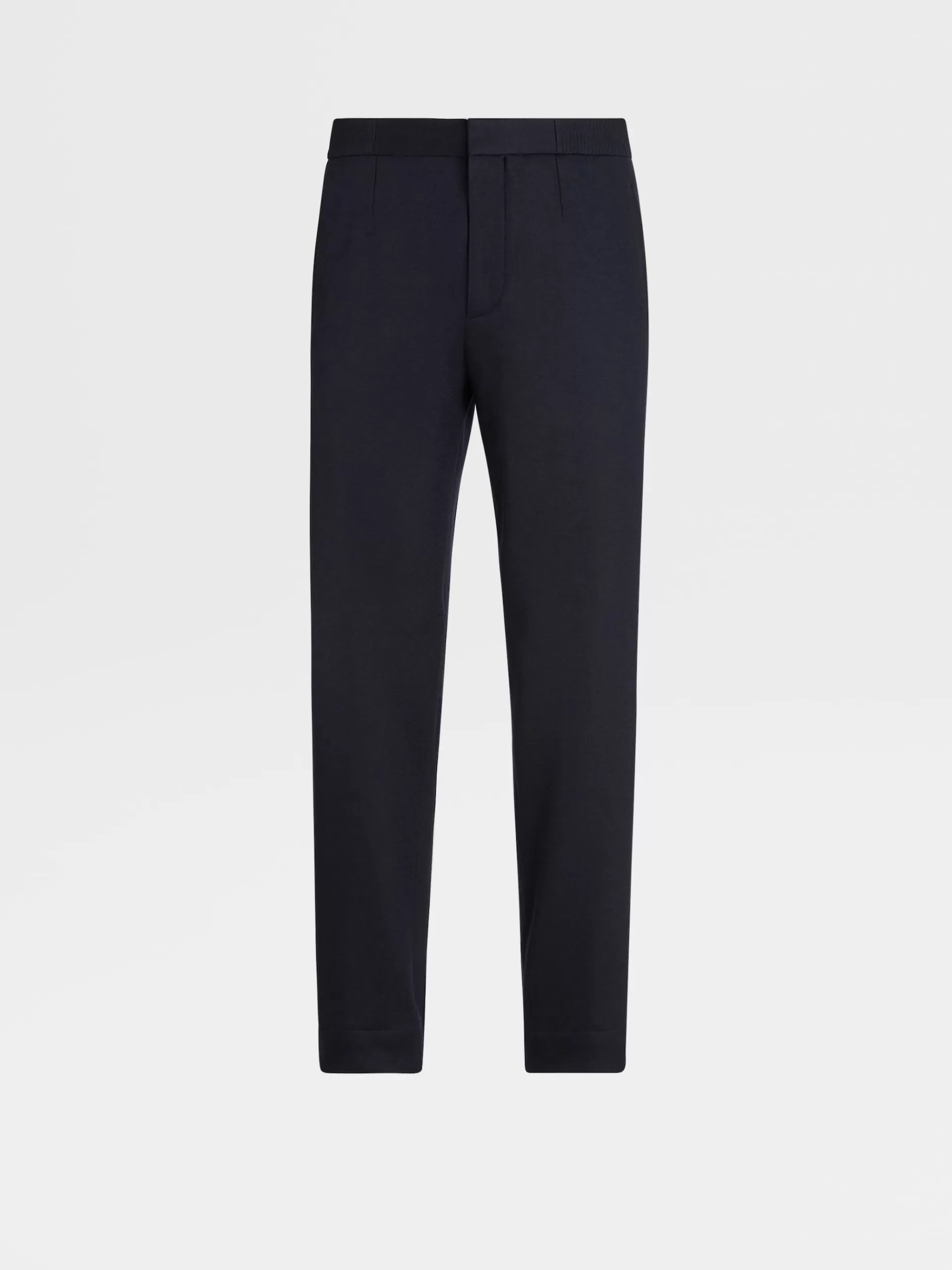 ZEGNA Calças Jogger^Joggers Em Jersei De La No Tom Azul-Marinho