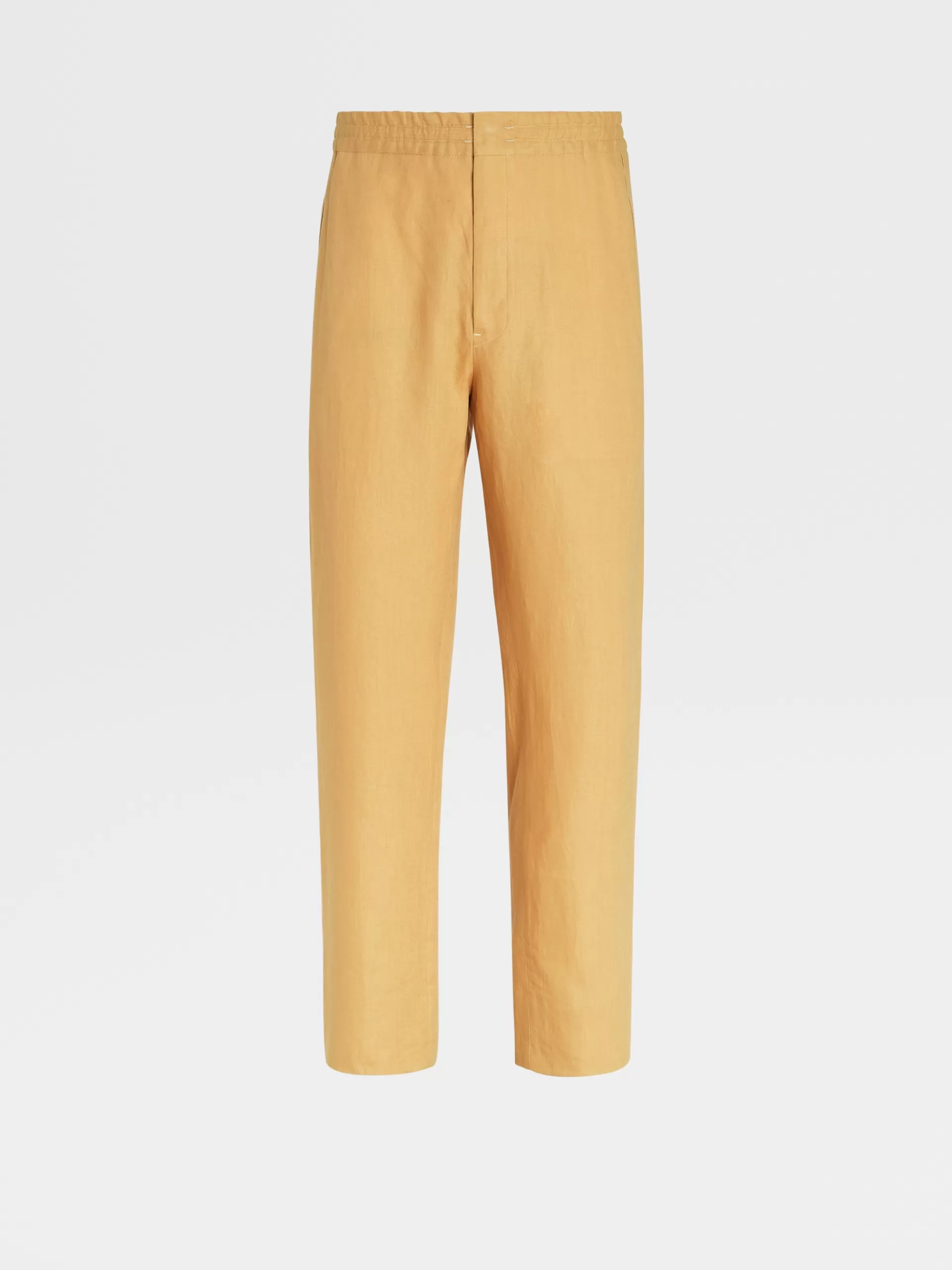 ZEGNA Calças Jogger^Joggers Em Linho Cor De Pessego