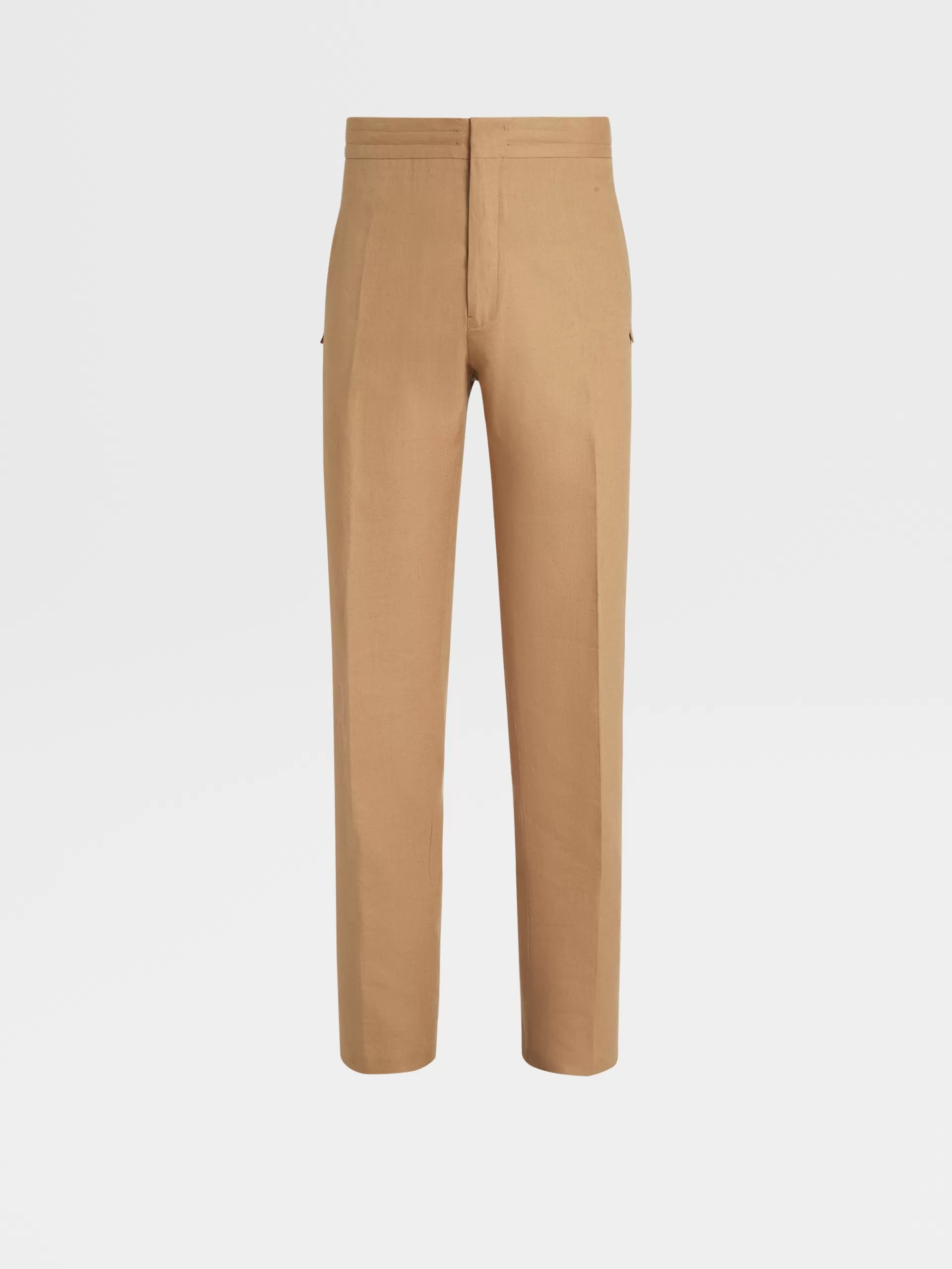 ZEGNA Calças Jogger^Joggers S Em Linho Puro Bege