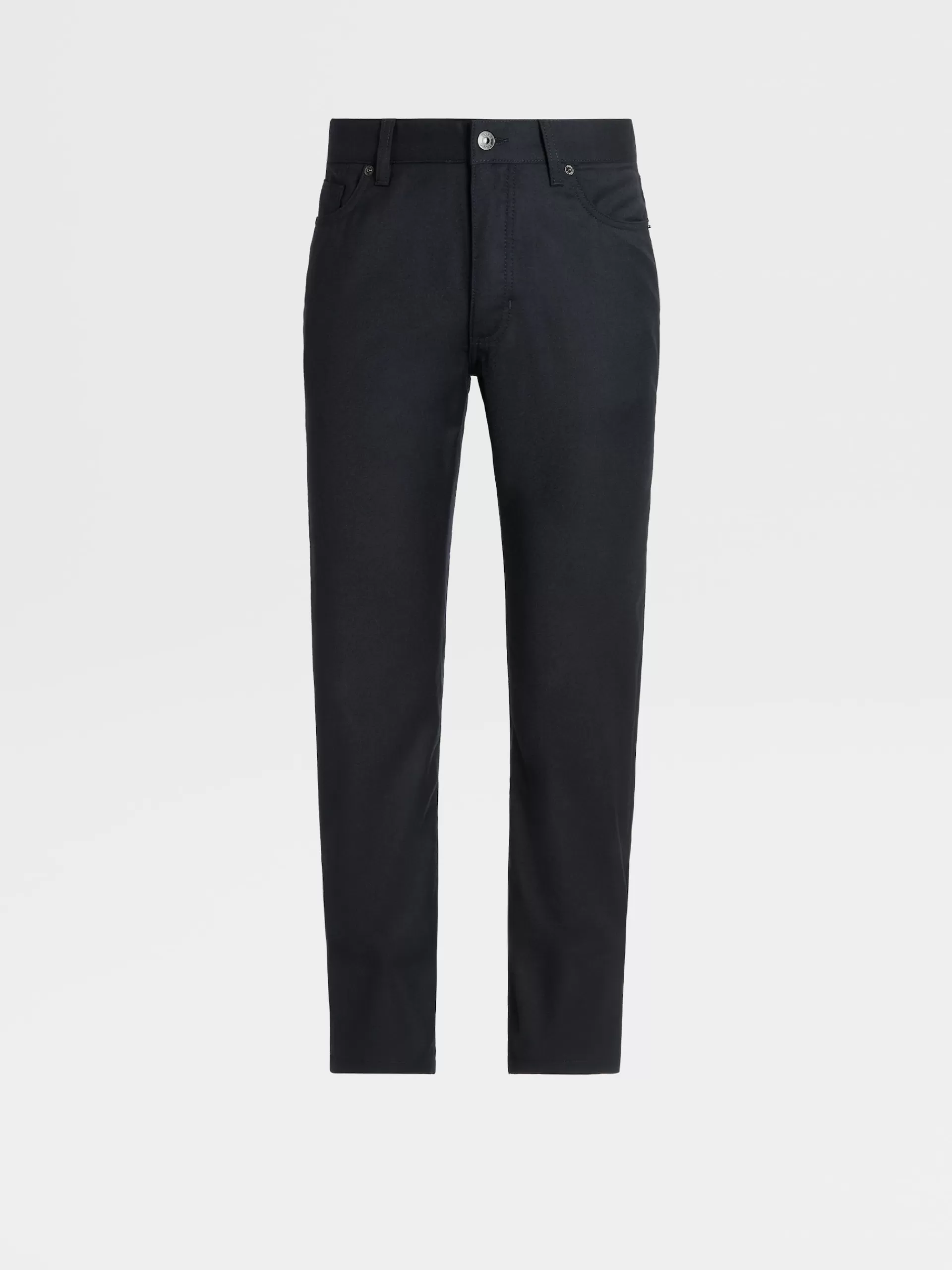 ZEGNA Jeans^La Efeito Lavado {5>>1}{2>Calças De Ganga 5-Bolsos City<2} Azul-Escuro