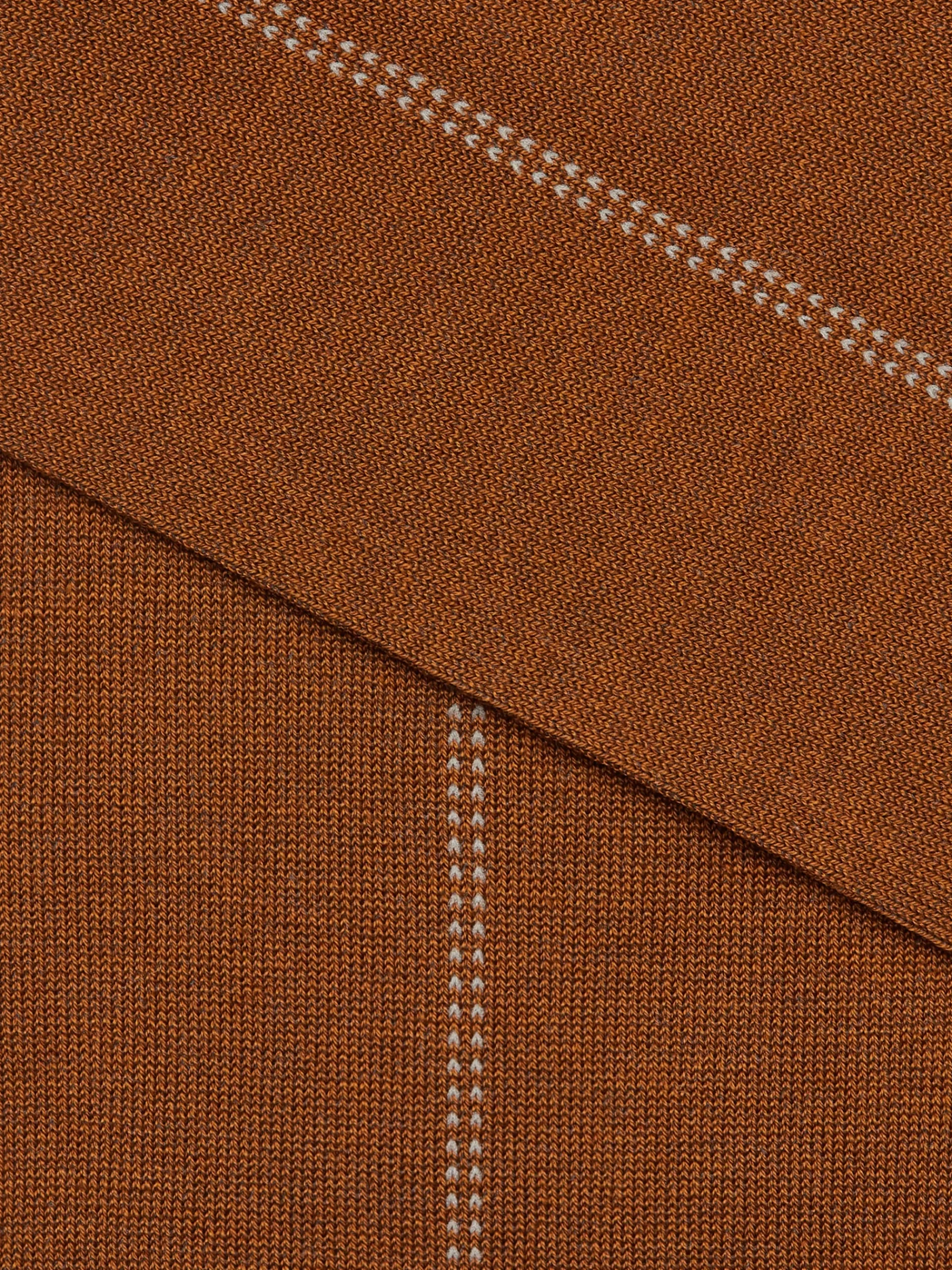 ZEGNA Roupa Interior E Meias^Meias De Cano Medio Baguette Em Mistura De Liocel Cor Vicunha