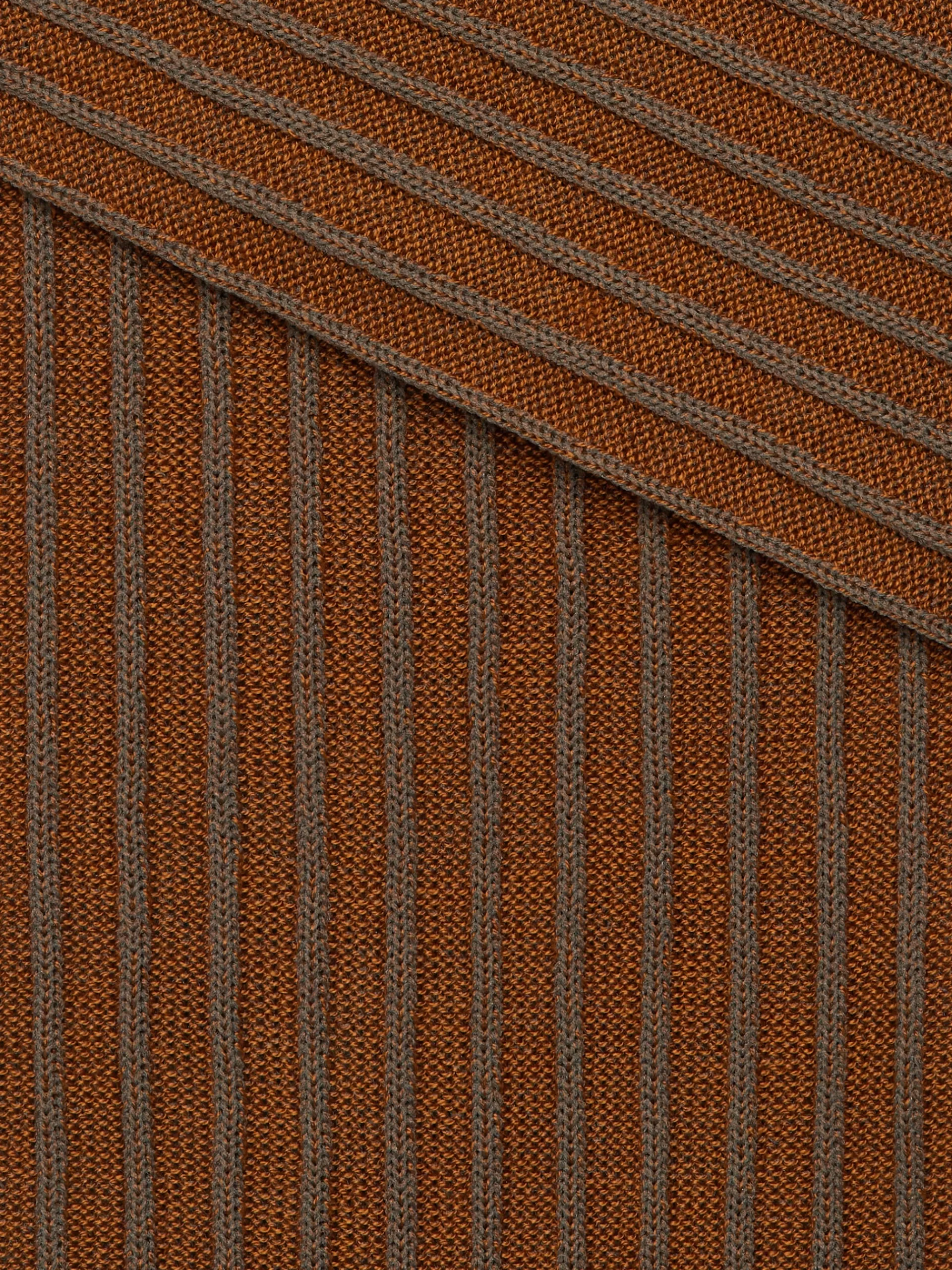 ZEGNA Roupa Interior E Meias^Meias De Cano Medio Caneladas Em Mistura De Algodao Cor Vicunha