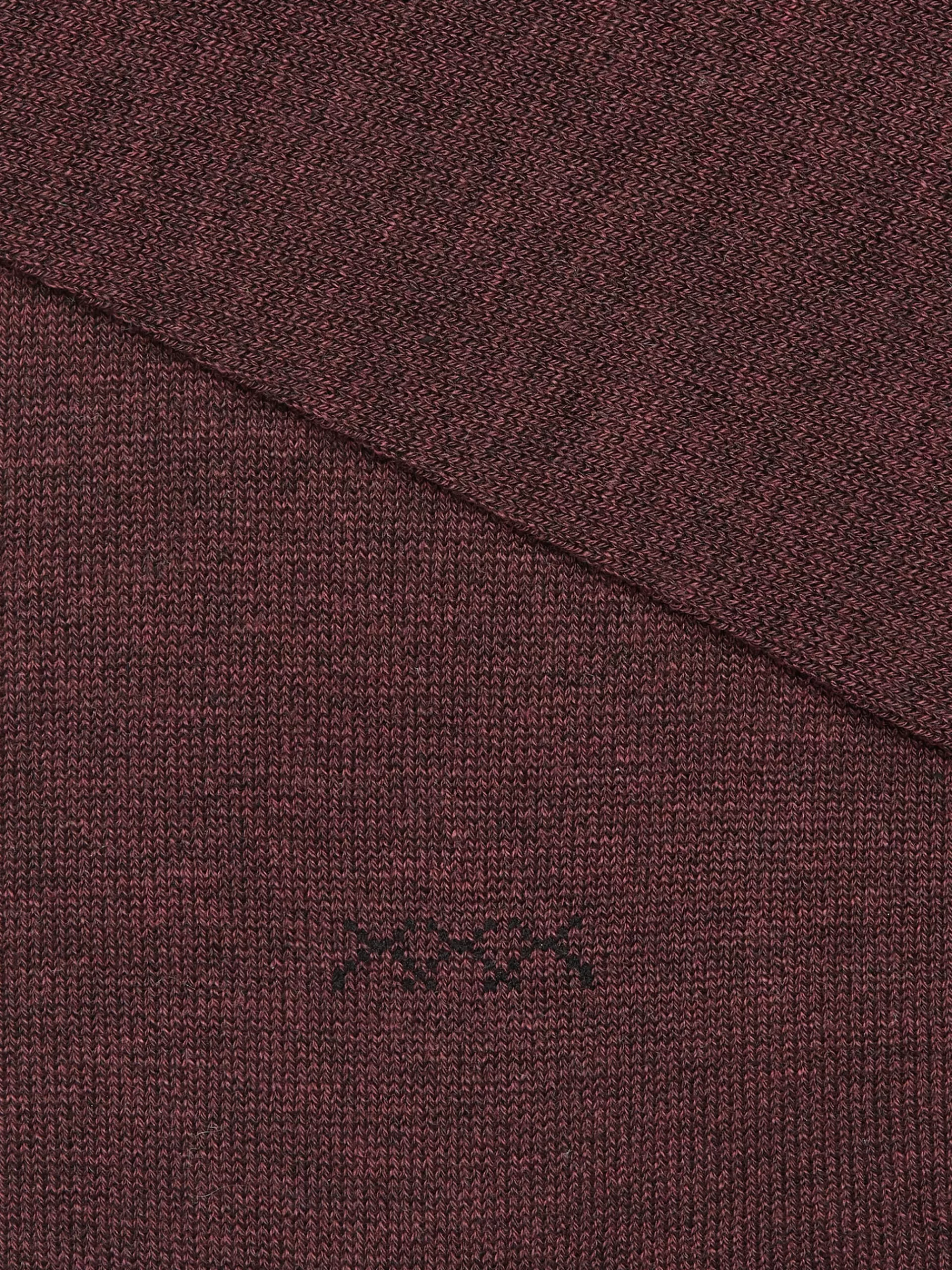 ZEGNA Roupa Interior E Meias^Meias De Cano Medio Everyday Triple X Em Mistura De Liocel Bordo