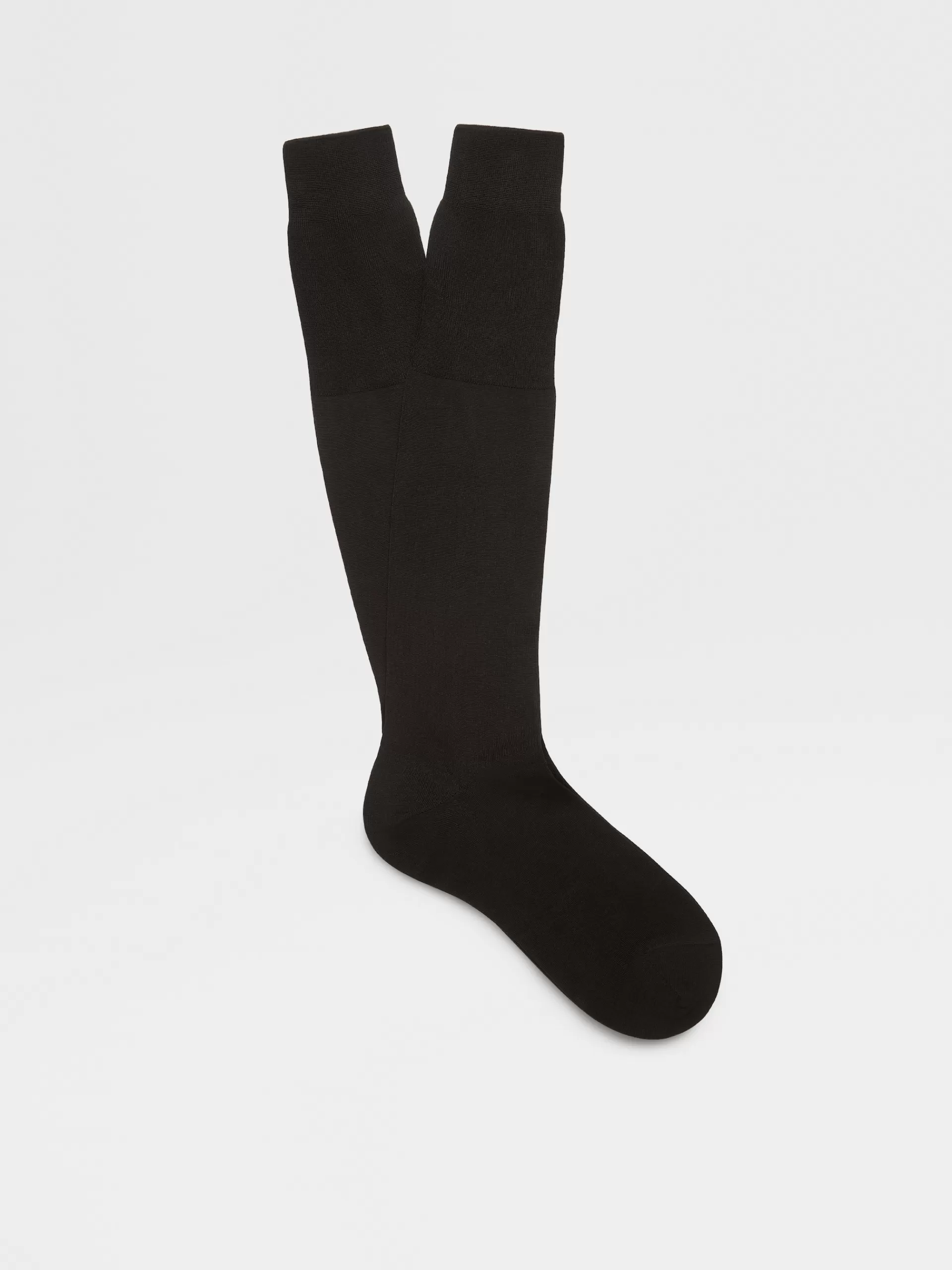 ZEGNA Roupa Interior E Meias^Meias Em Algodao Preto