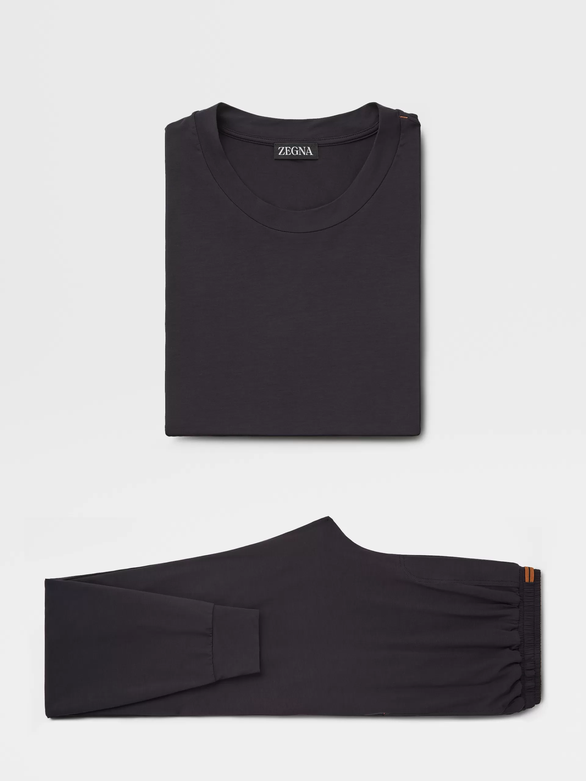 ZEGNA Roupa Interior E Meias^Pijama Embalavel Em Liocel Azul-Marinho