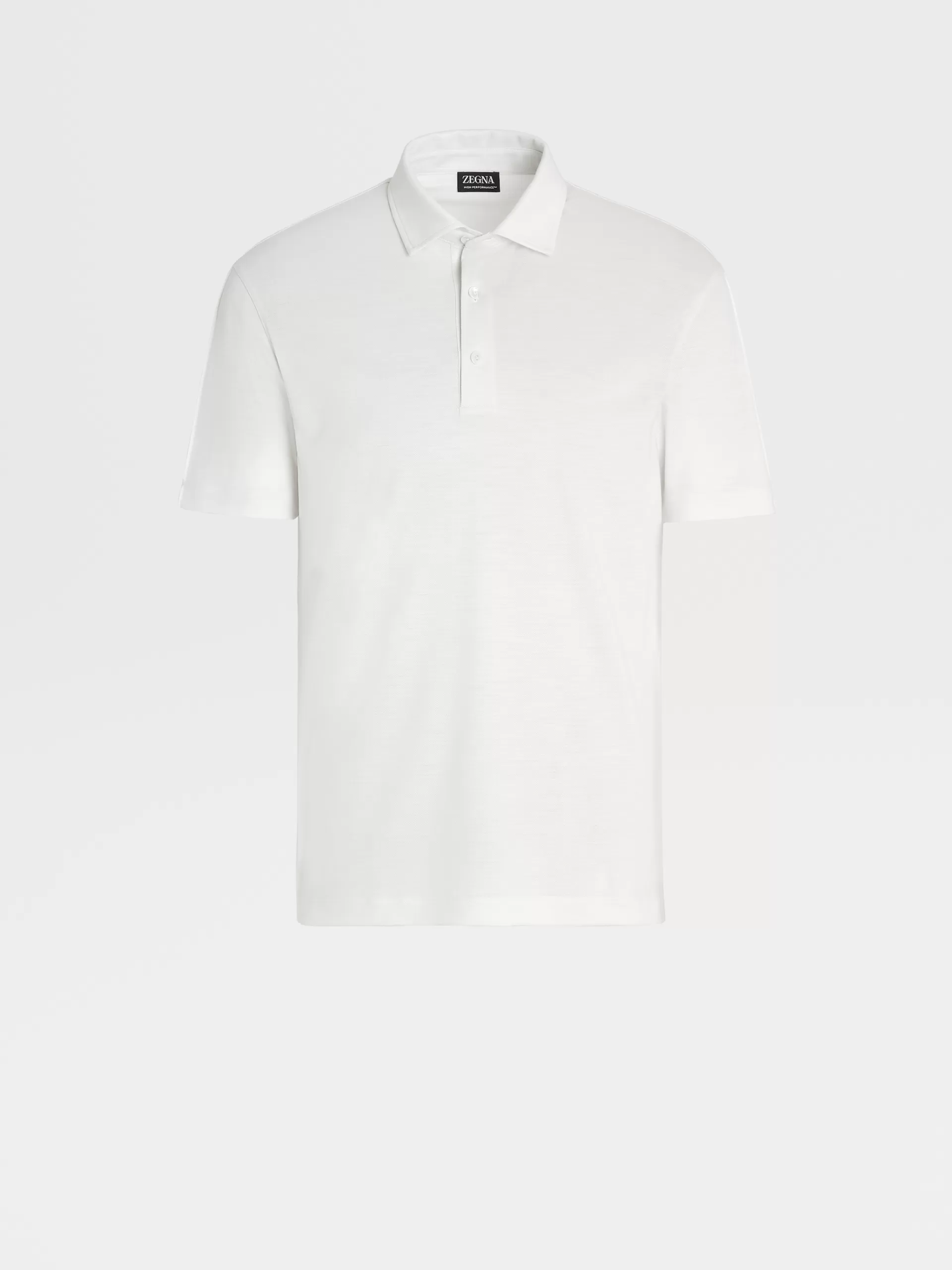 ZEGNA Polos^Polo De Manga Curta Em La High Performance™ Branco