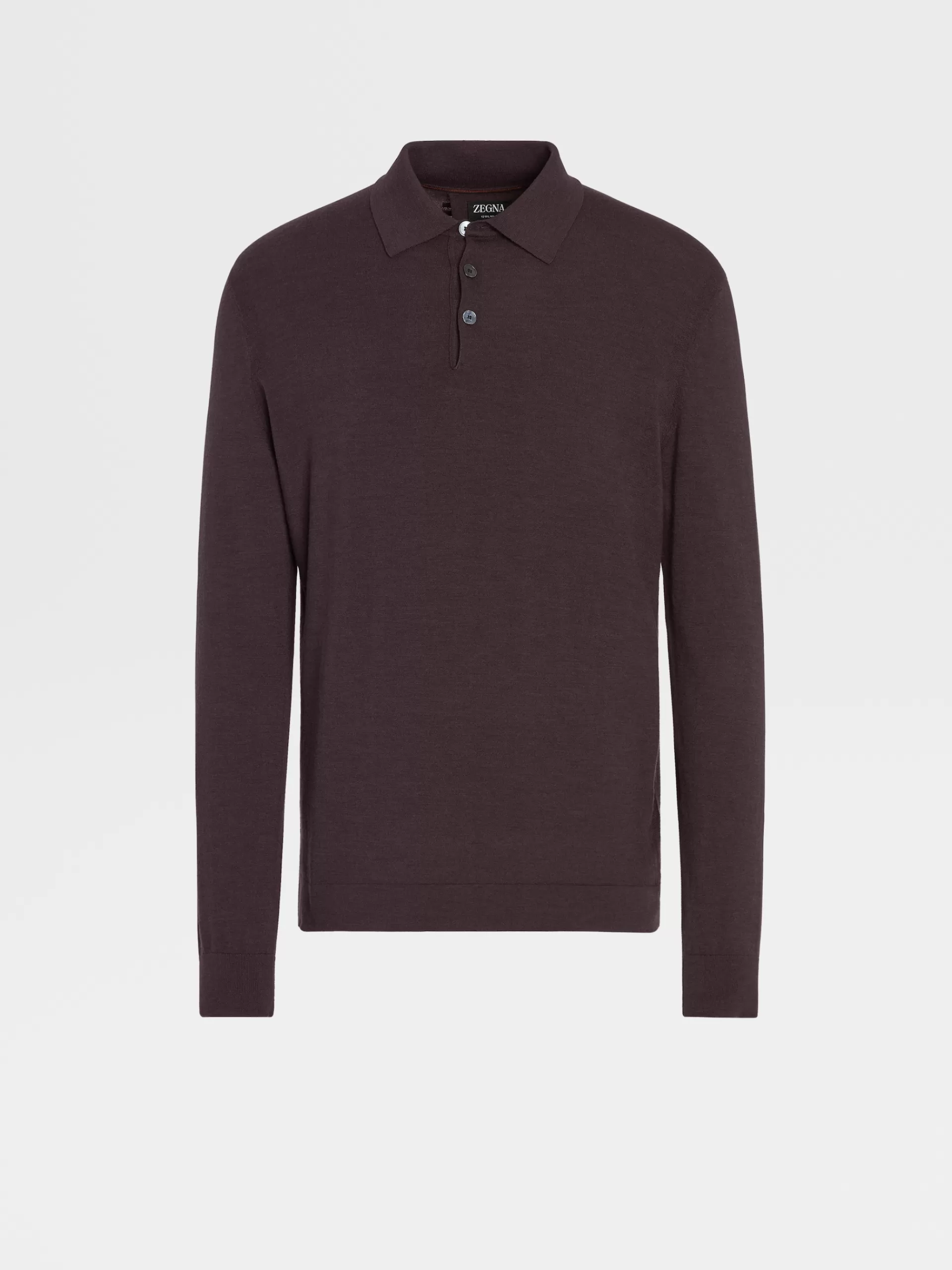 ZEGNA Malhas^Polo Em La 12Milmil12 Bordo