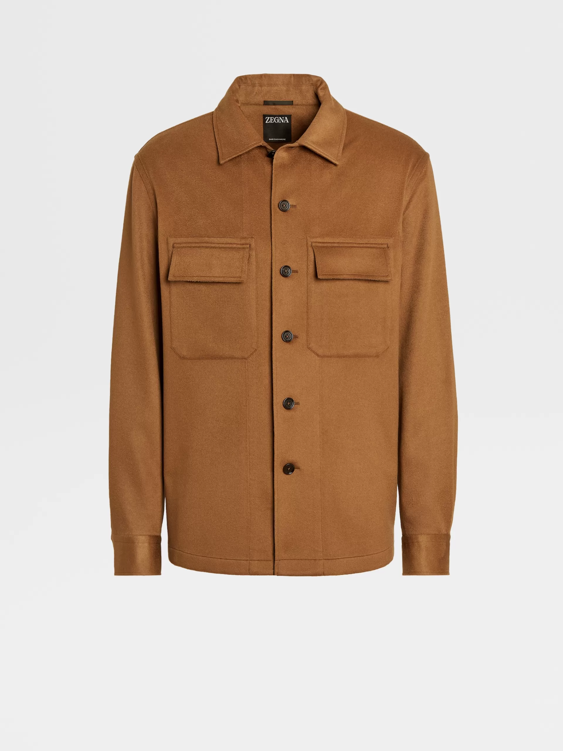 ZEGNA Sobrecamisas E Casacos Chore^Sobrecamisa Em Oasi Cashmere Foliage