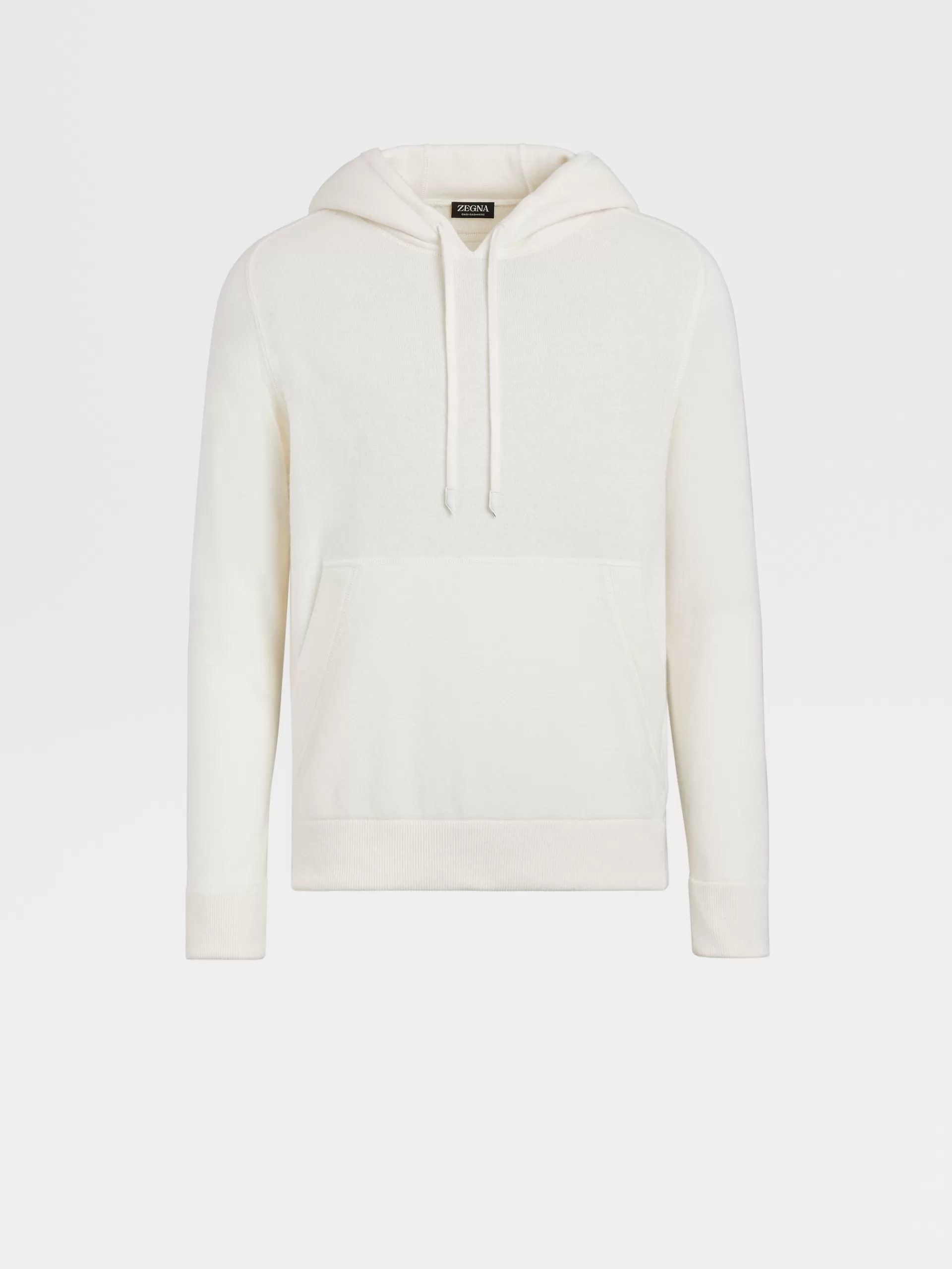 ZEGNA Sweatshirts^Sweatshirt Com Capuz Oasi Cashmere Branca Branco