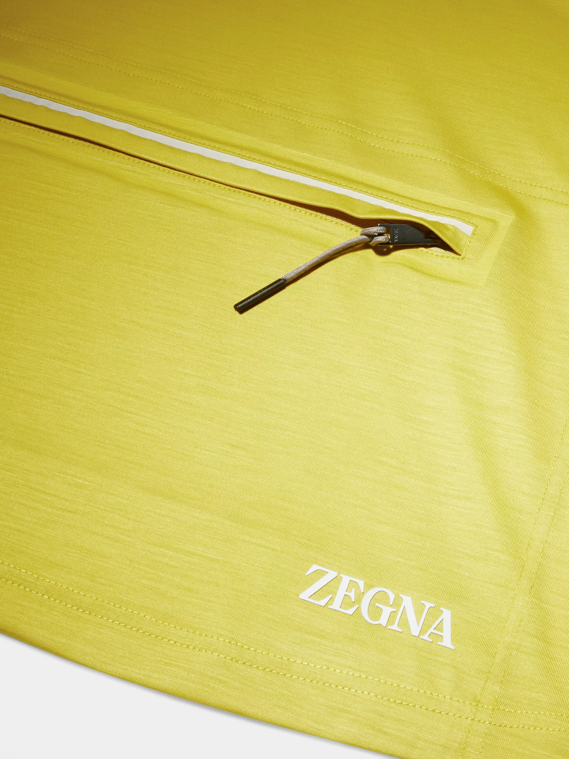 ZEGNA T-Shirts^T-Shirt De Manga Comprida Amarela Em La High Performance™ Amarelo