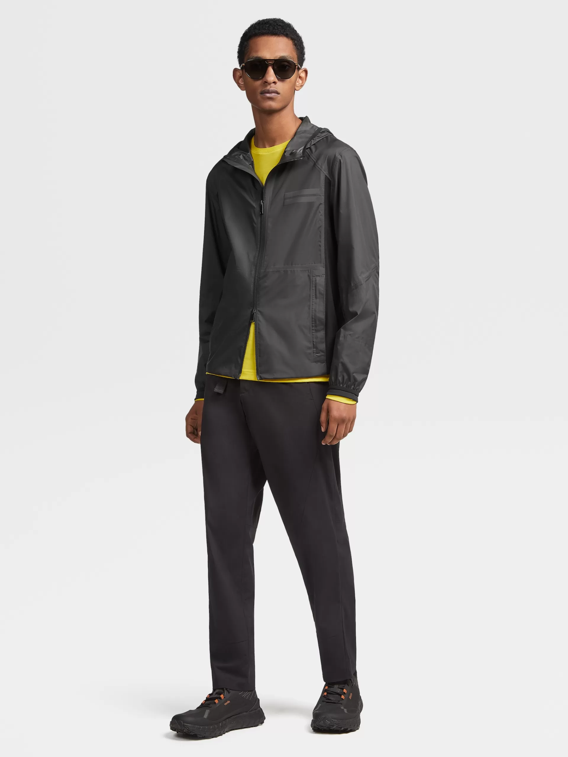 ZEGNA T-Shirts^T-Shirt De Manga Comprida Amarela Em La High Performance™ Amarelo