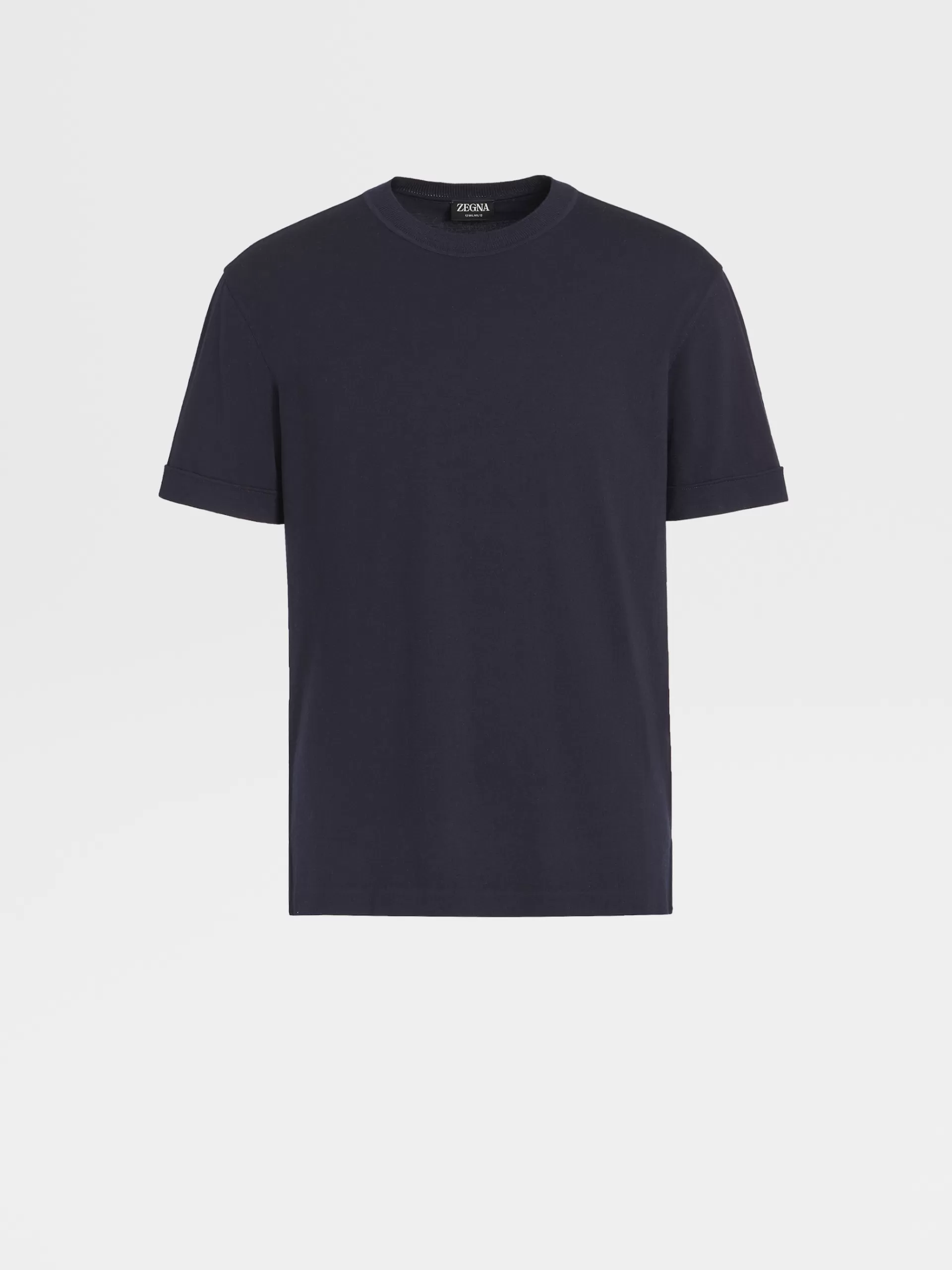 ZEGNA T-Shirts^T-Shirt De Manga Curta Em La 12Milmil12 Azul-Marinho