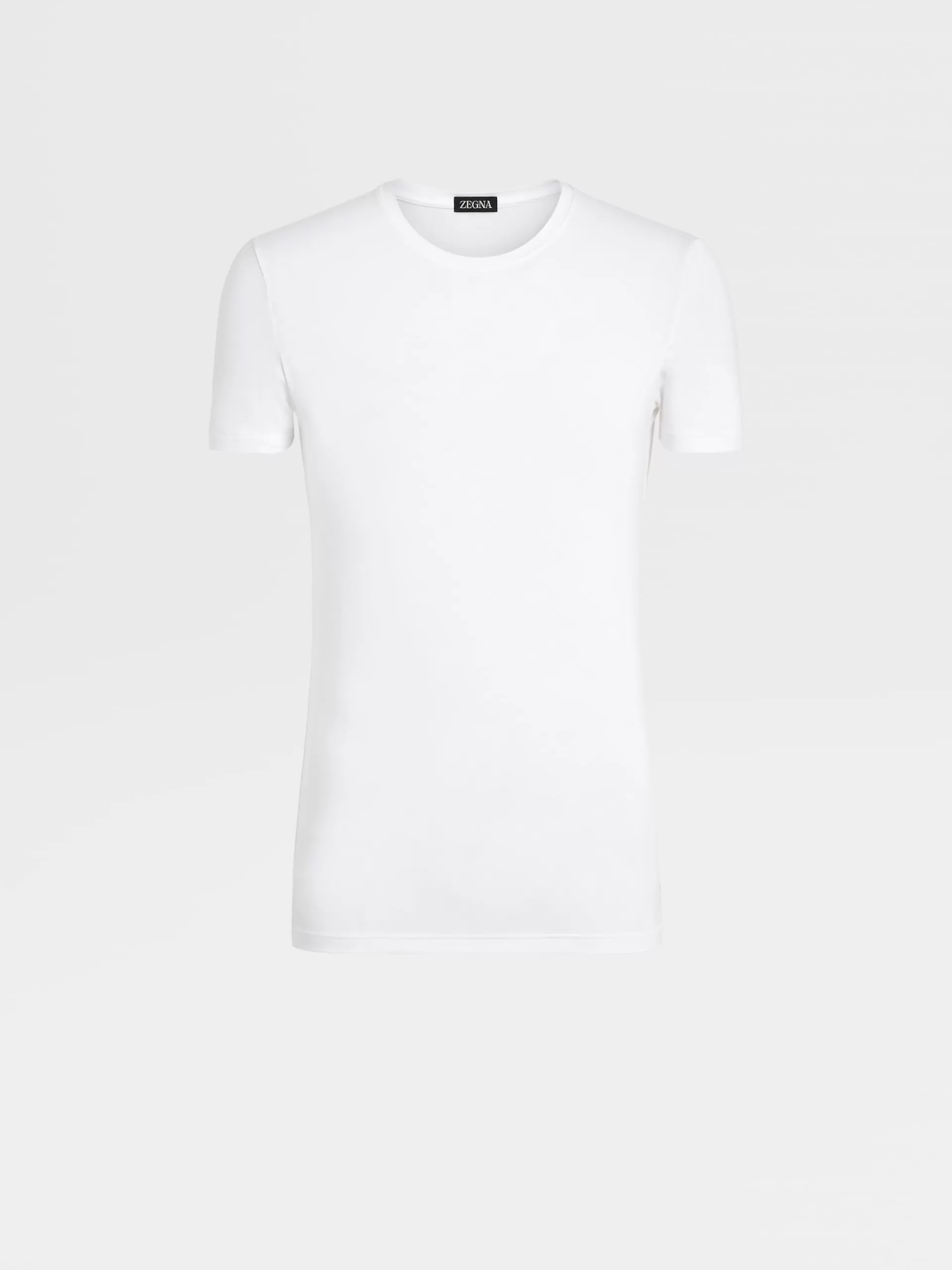 ZEGNA Roupa Interior E Meias^T-Shirt Em Modal Elastico Branco
