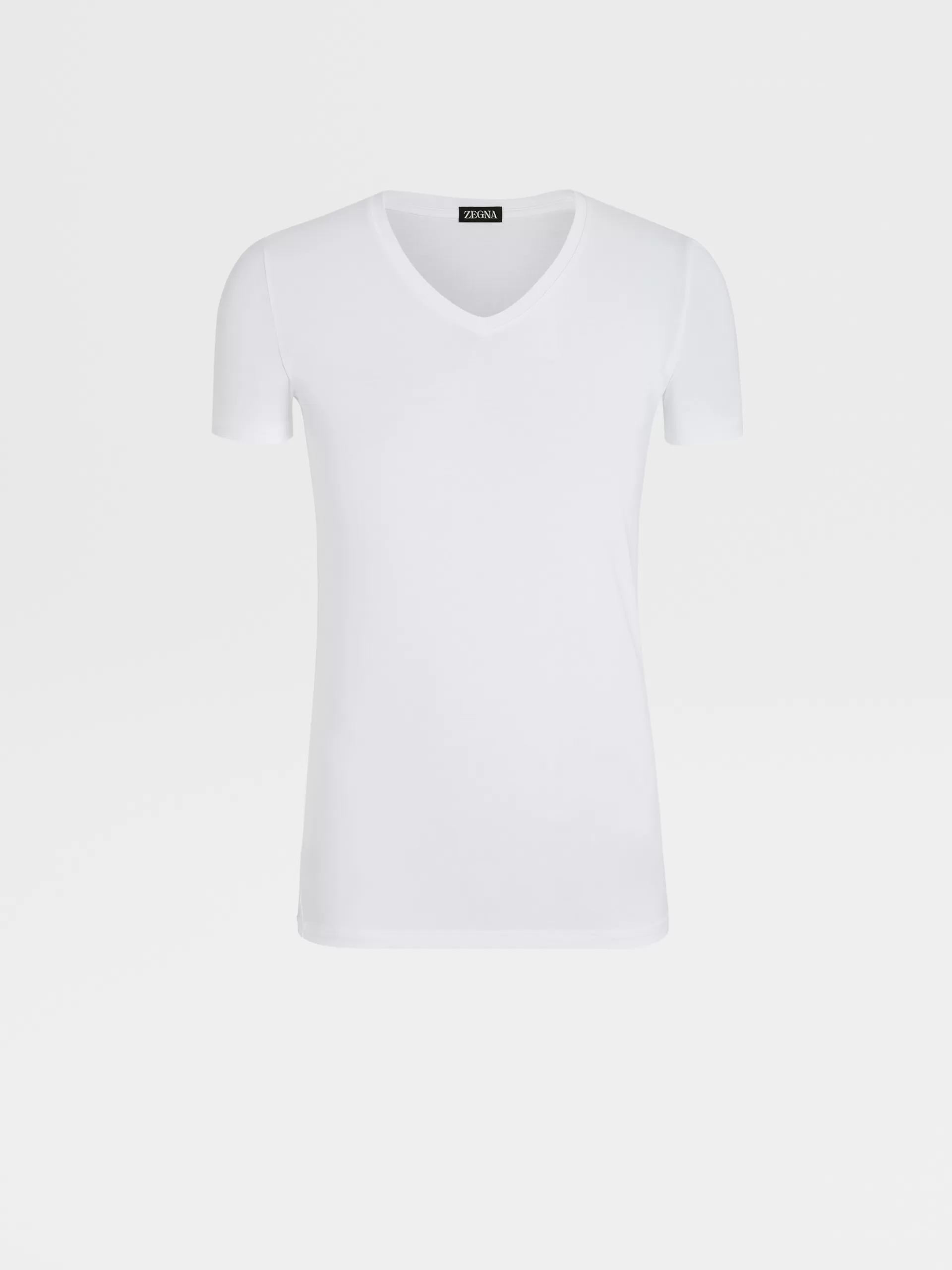 ZEGNA Roupa Interior E Meias^T-Shirt Em Modal Elastico Branco